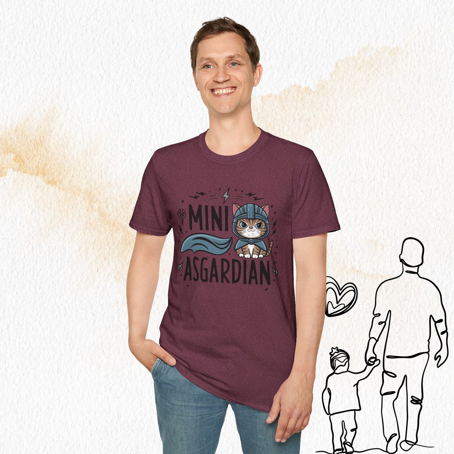 Mini Asgardian Cotton Men T-Shirt