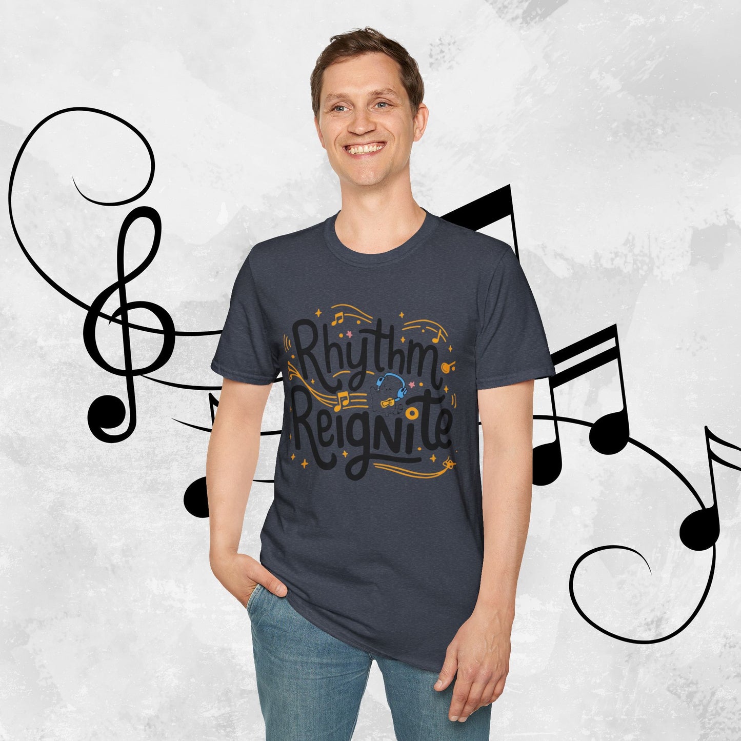 Rhythm Reignites Men Cotton T-Shirt
