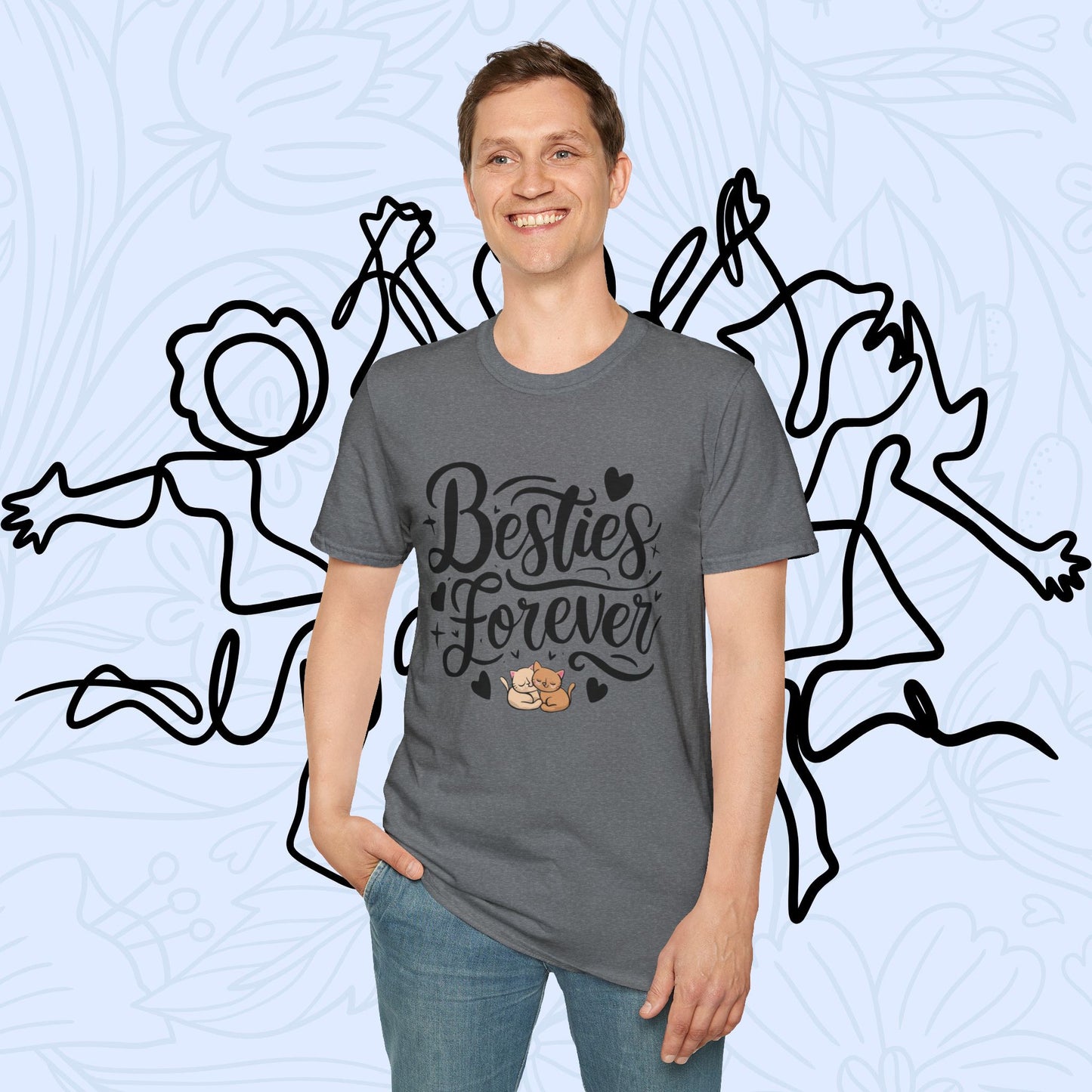 Besties Forever Cotton T-Shirt