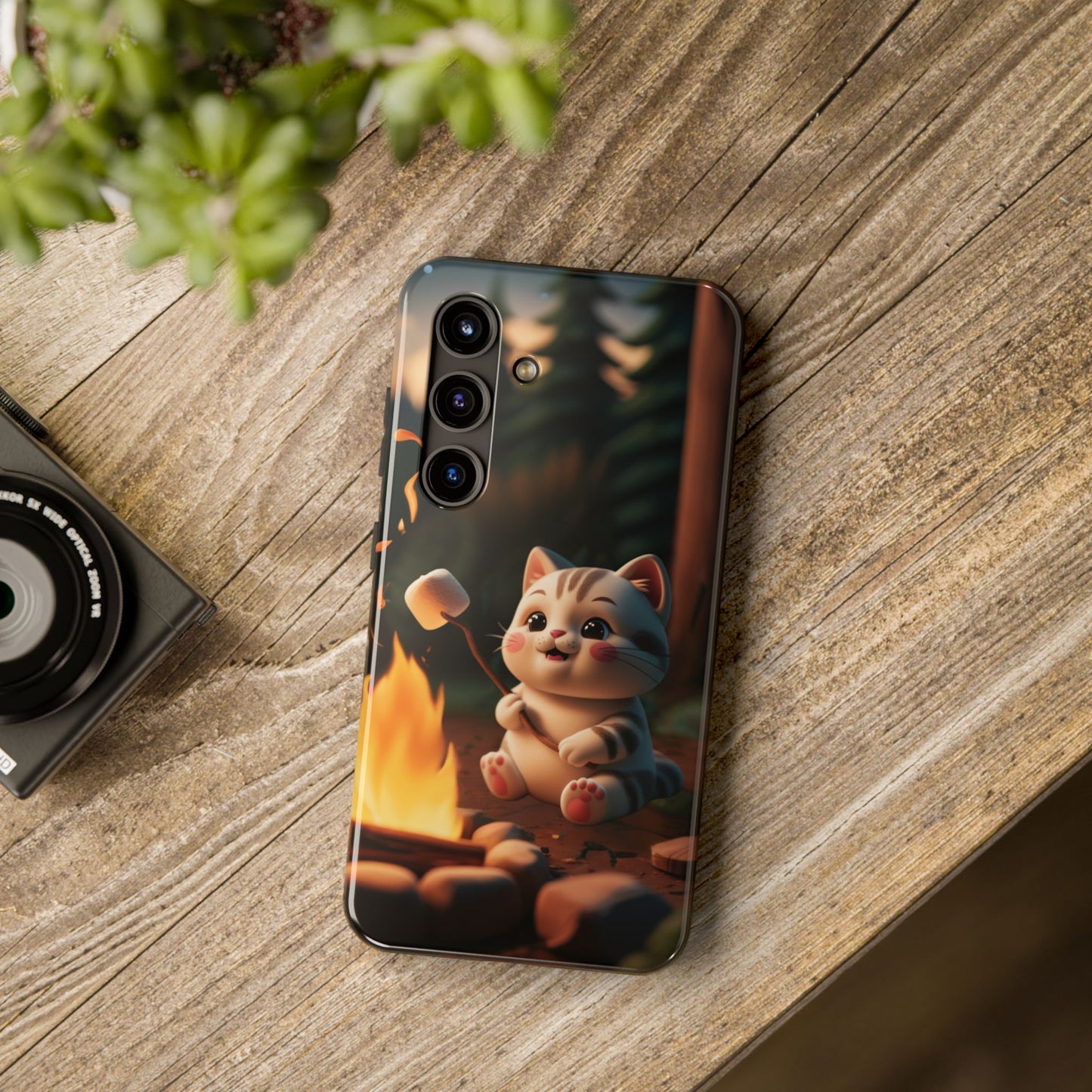 Meowstic Grip Wireless Charging Support Tough Case.
