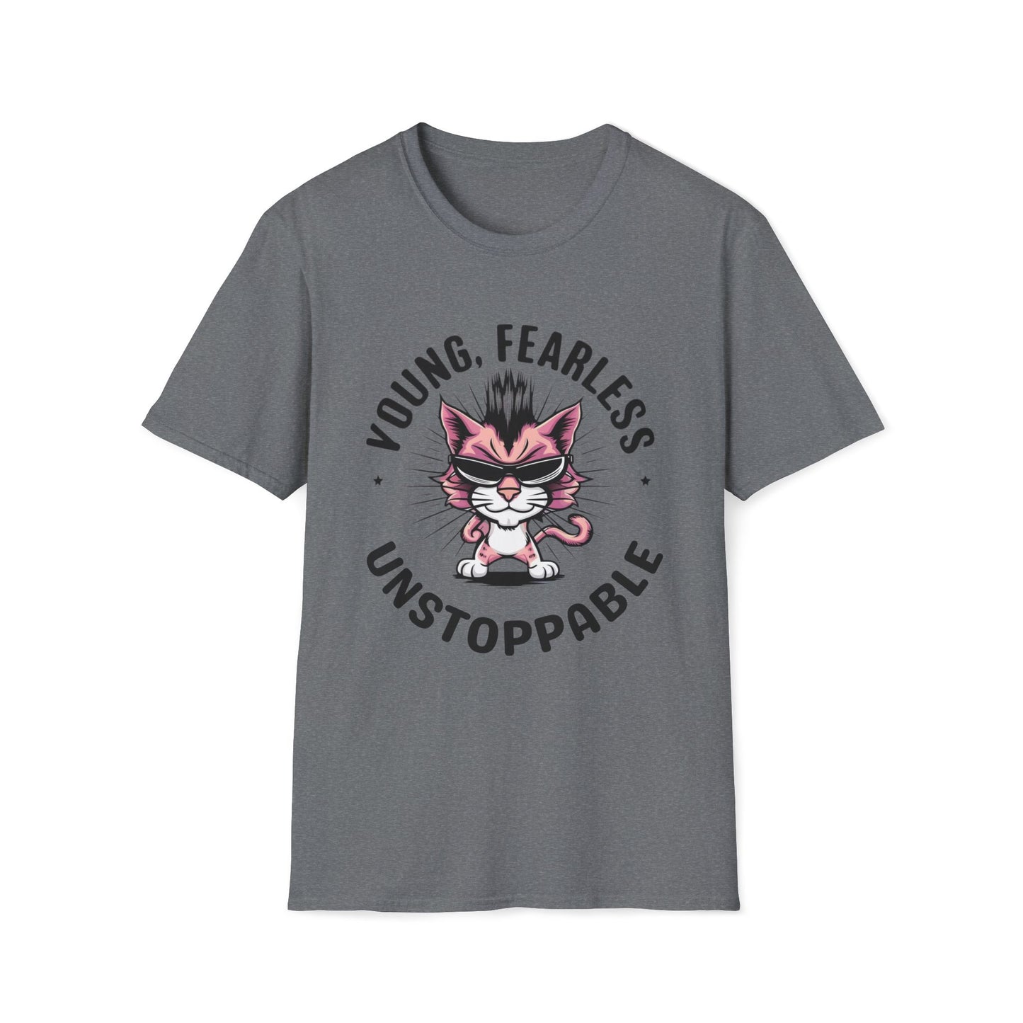 Young Fearless Unstoppable Cotton Men Tee