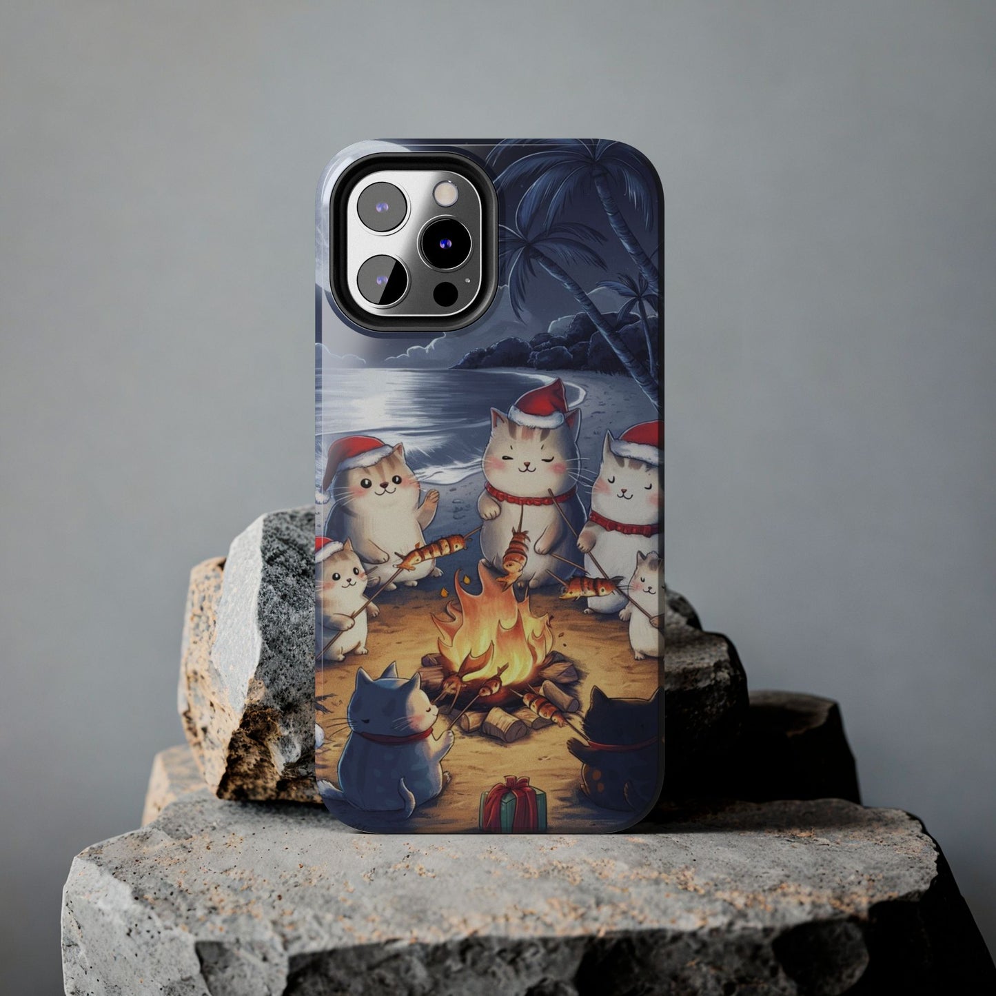 Meowmas Magic Wireless Charging Support Tough Case