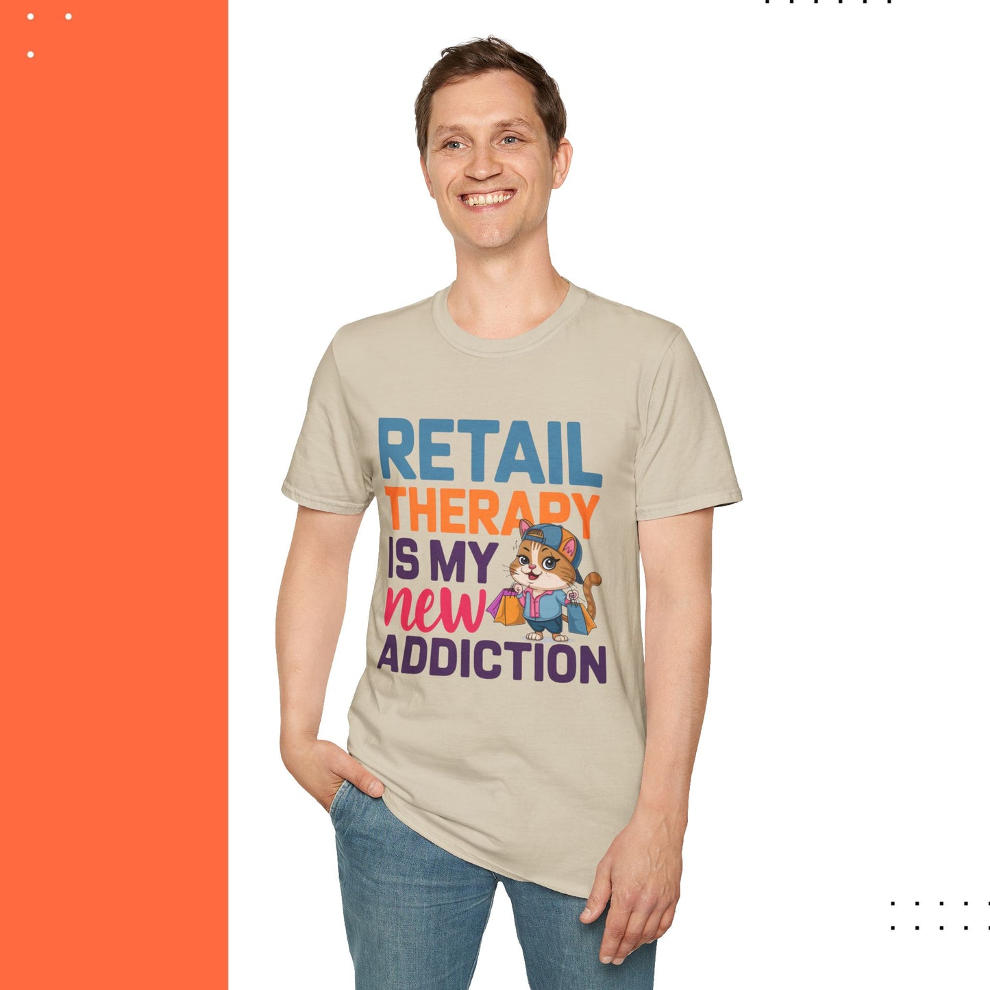 Retail Therapy Cotton T-Shirt