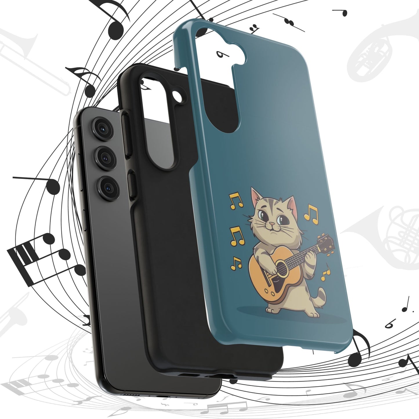 Tuneful Treasures Wireless Charging Support Tough Case.
