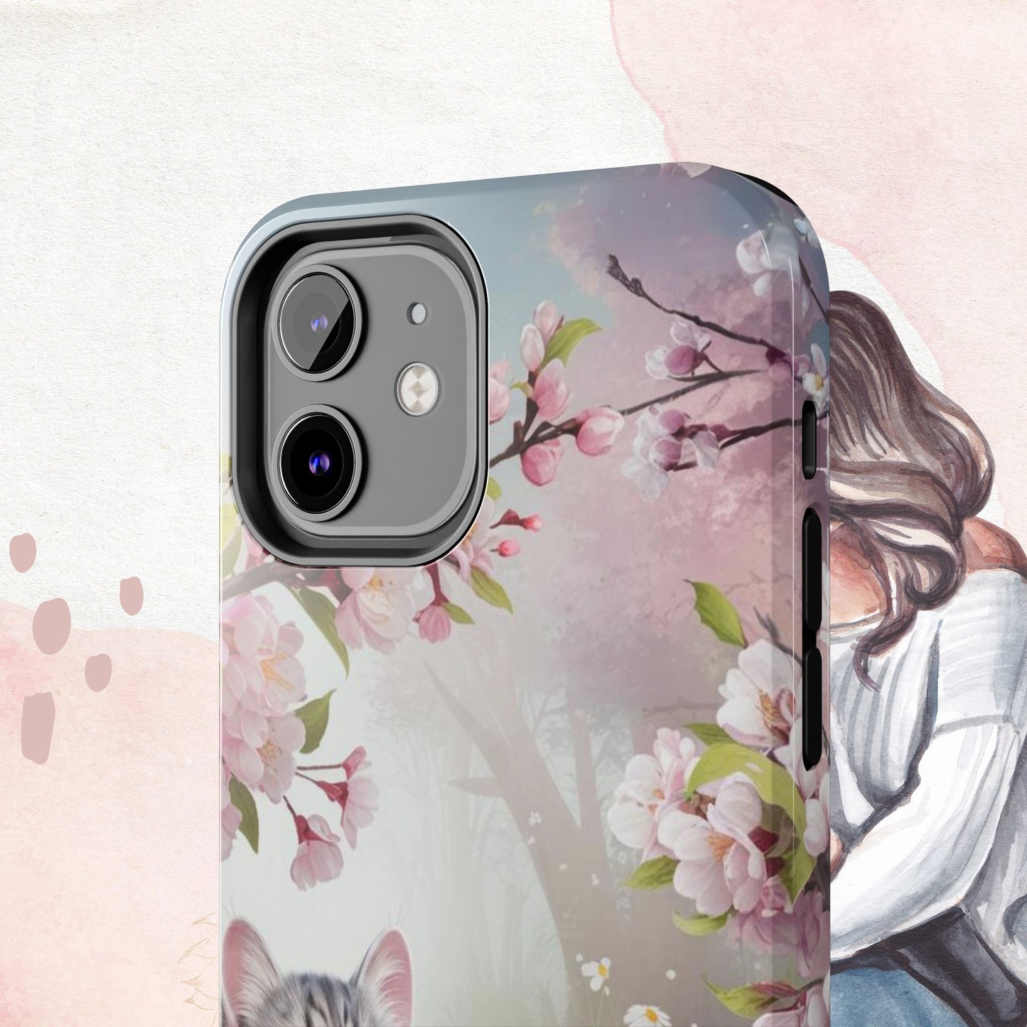 Lavender Lullaby Wireless Charging Support Tough Case