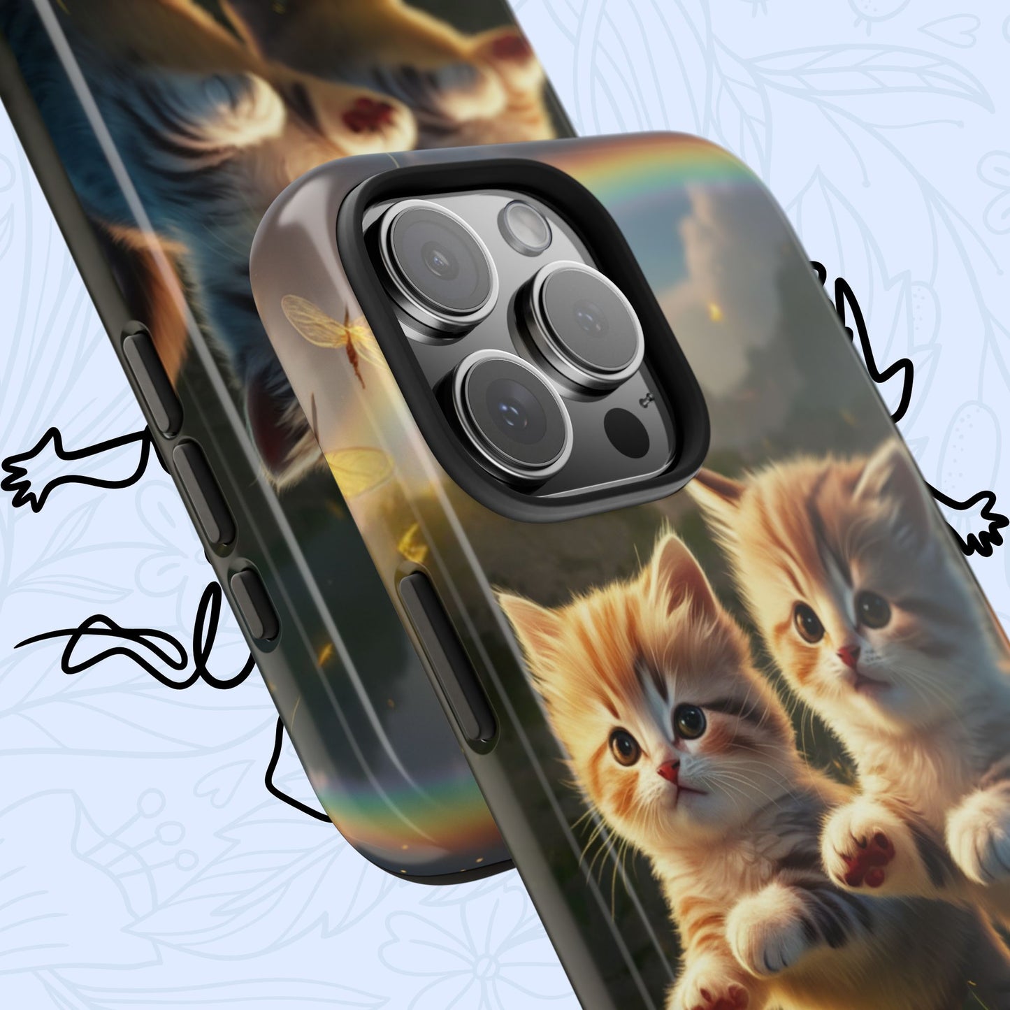 Bestie Buddies Wireless Charging Support Tough Case