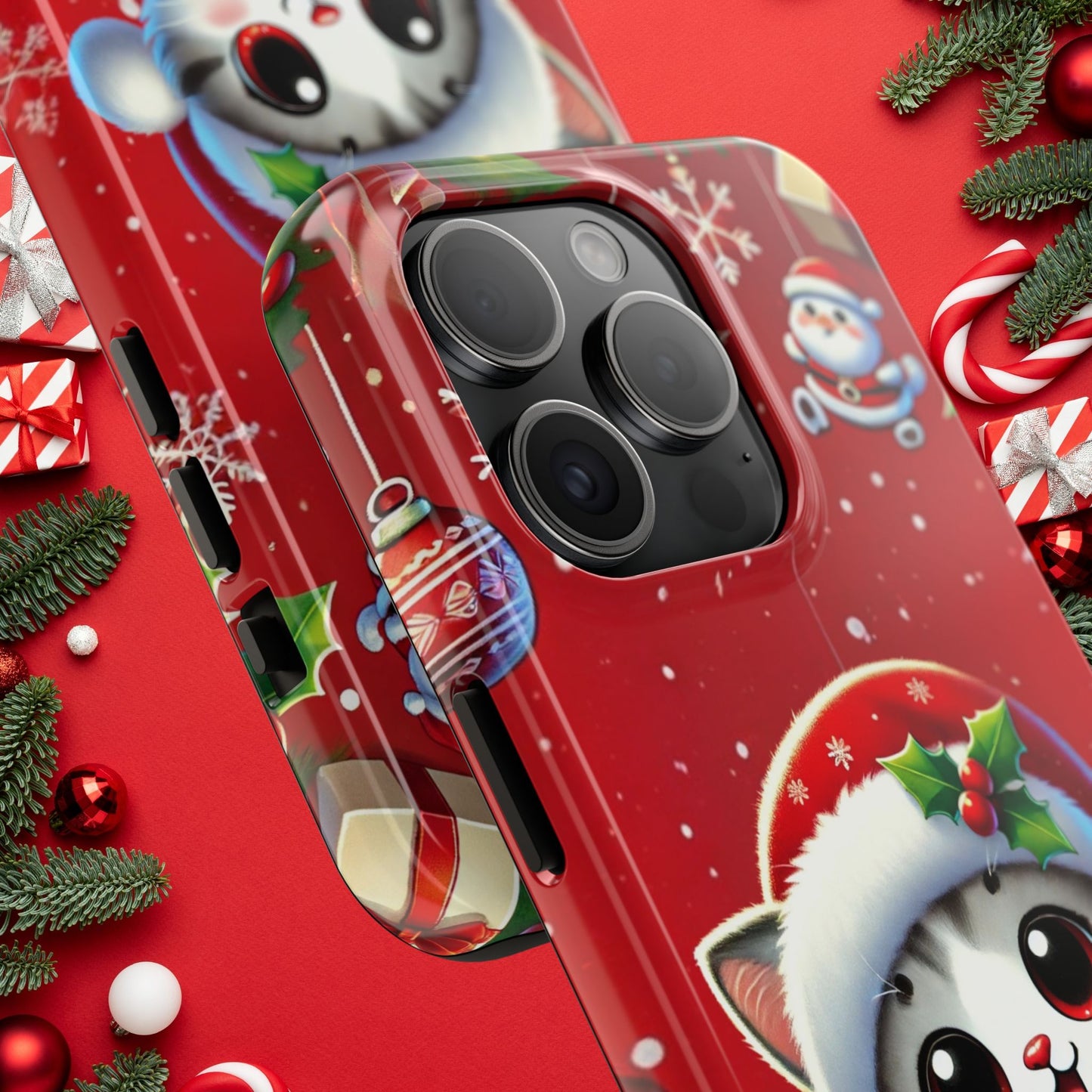 Purrfect Wishes Wireless Charging Support Tough Case