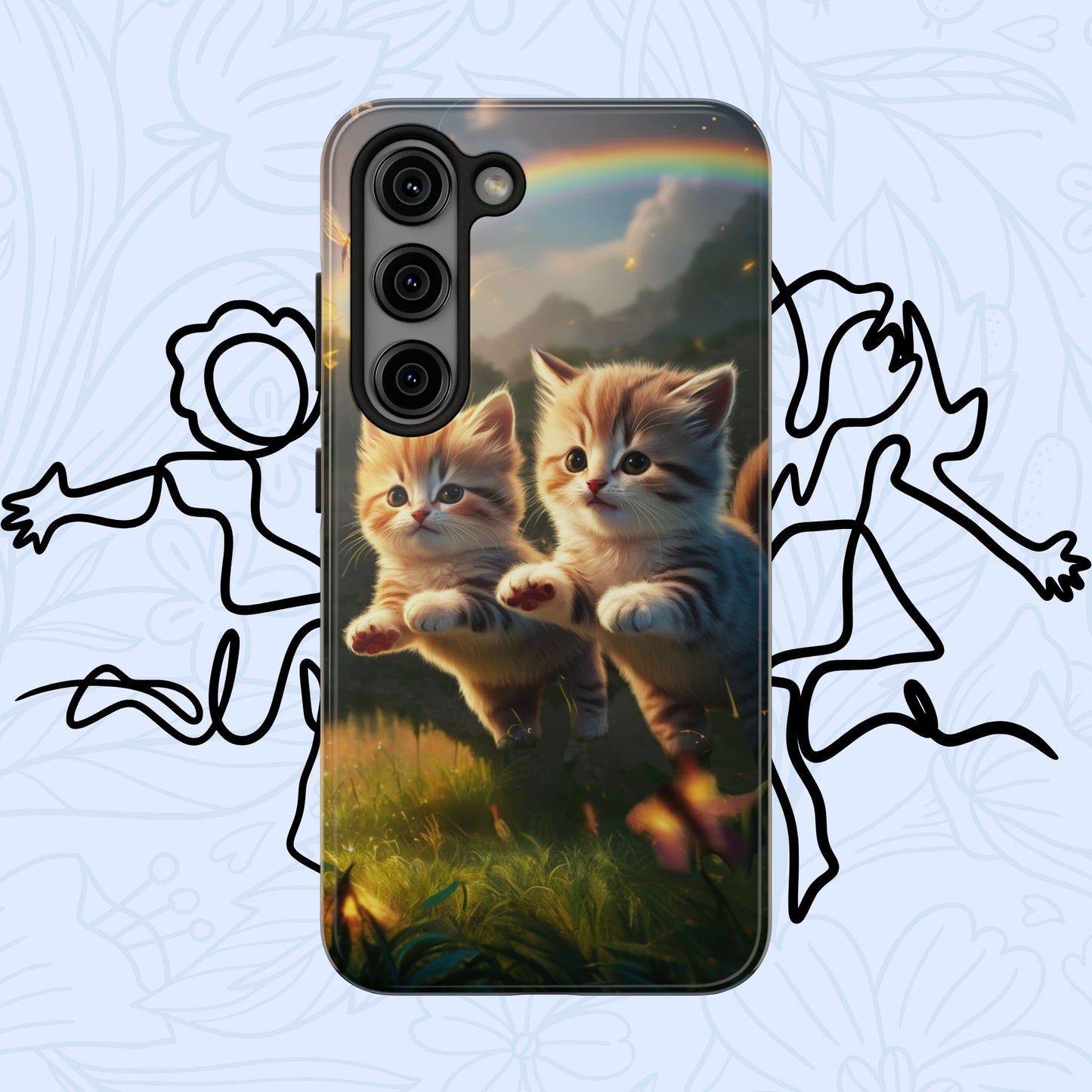 Bestie Buddies Wireless Charging Support Tough Case