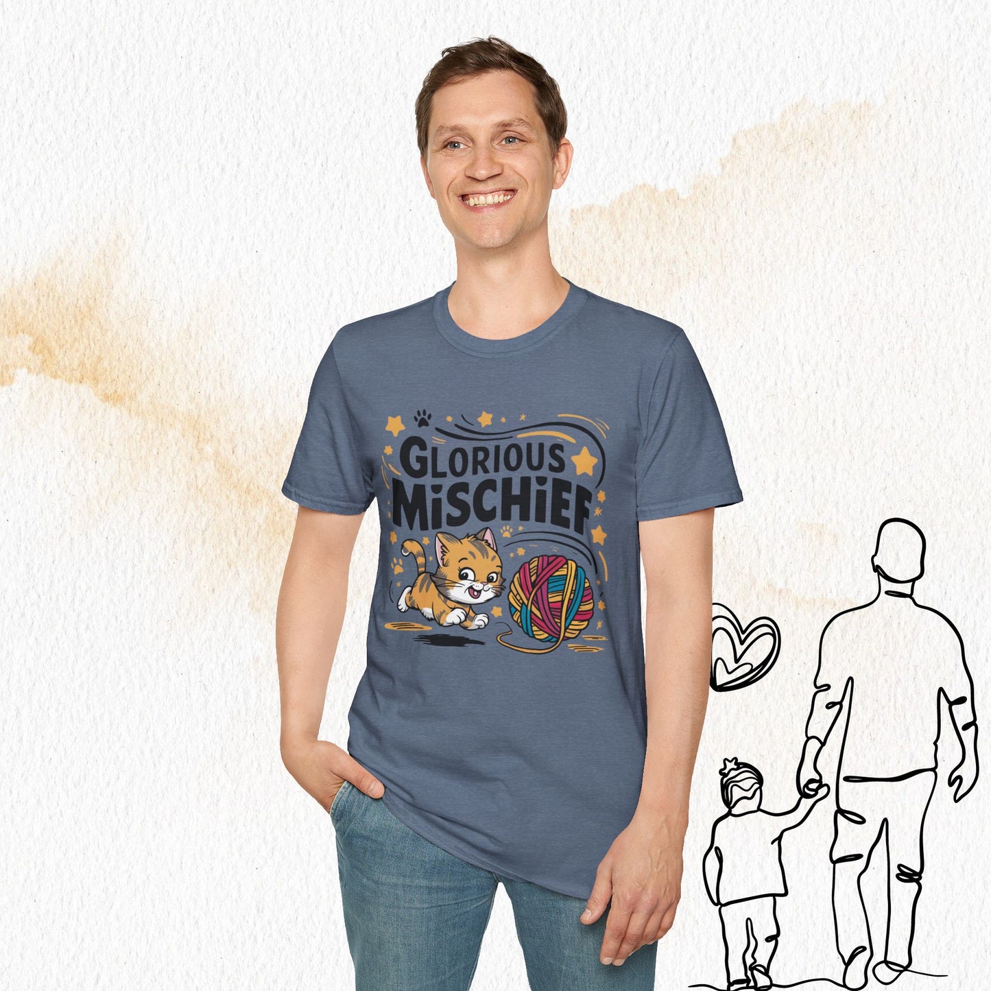 Glorious Mischief Cotton Men T-Shirt