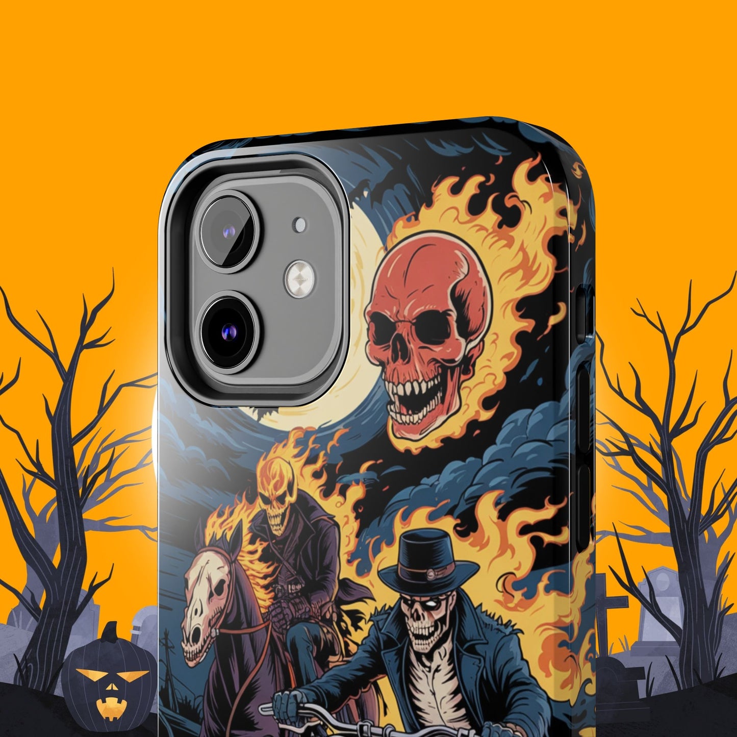 Ghost Rider Wireless Charging Support Tough Case