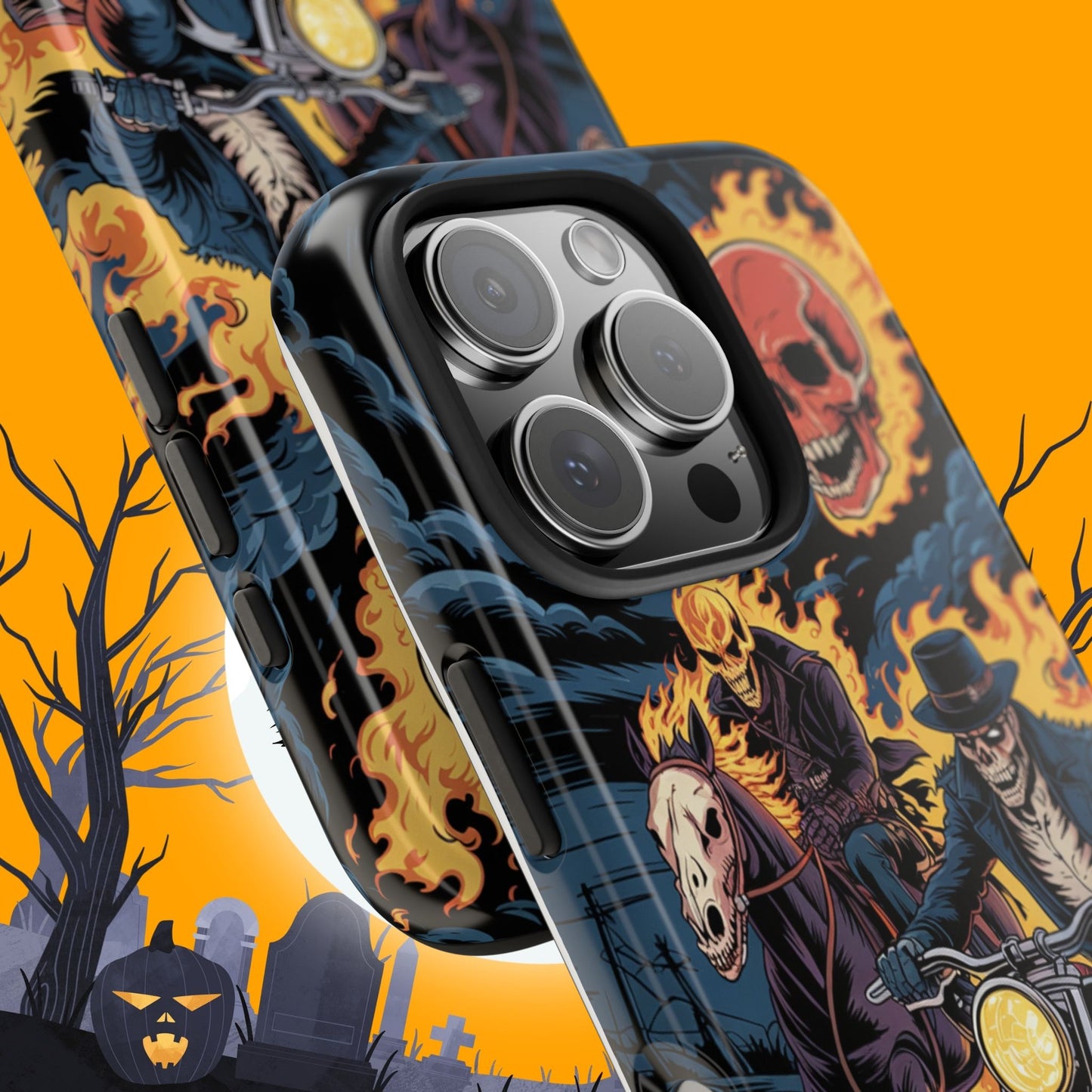 Ghost Rider Wireless Charging Support Tough Case