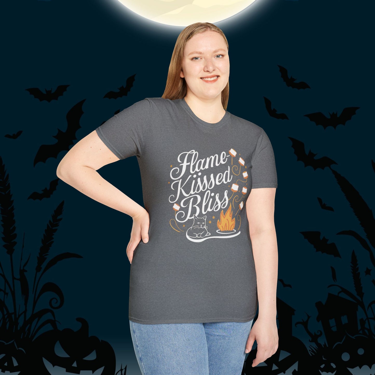 Flame Kiss Bliss Cotton Tee
