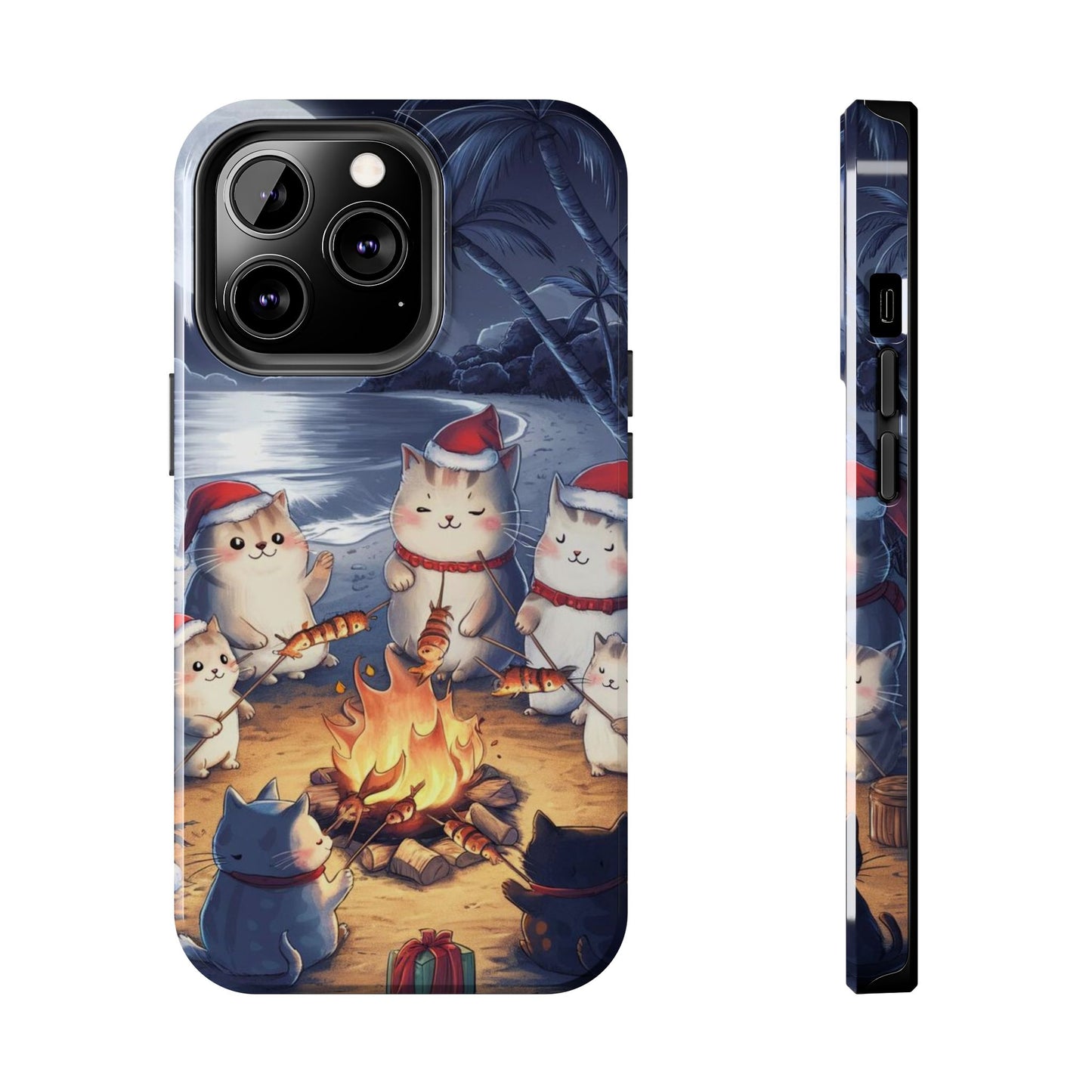 Meowmas Magic Wireless Charging Support Tough Case
