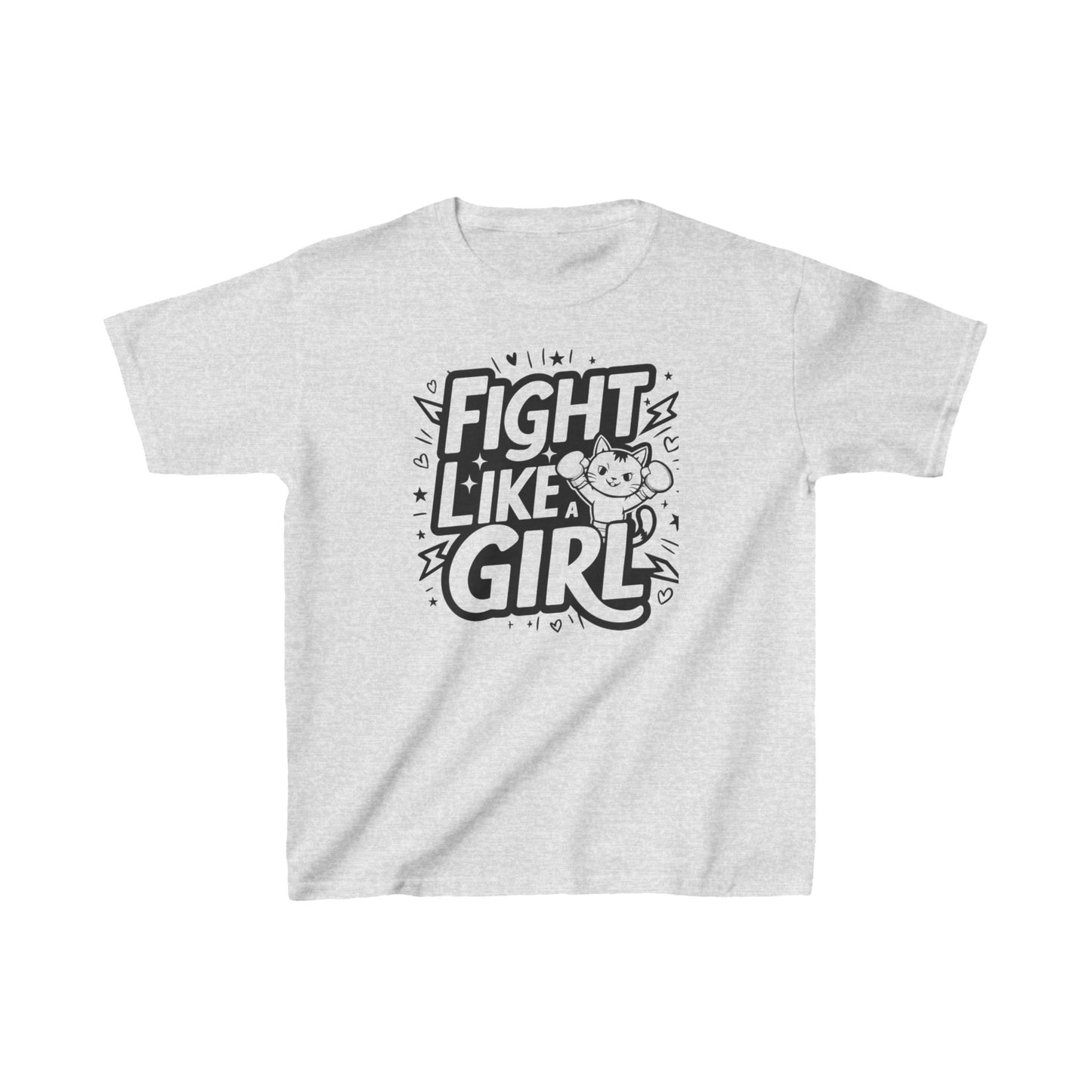 Fight Like Girl Kid Cotton T-Shirt