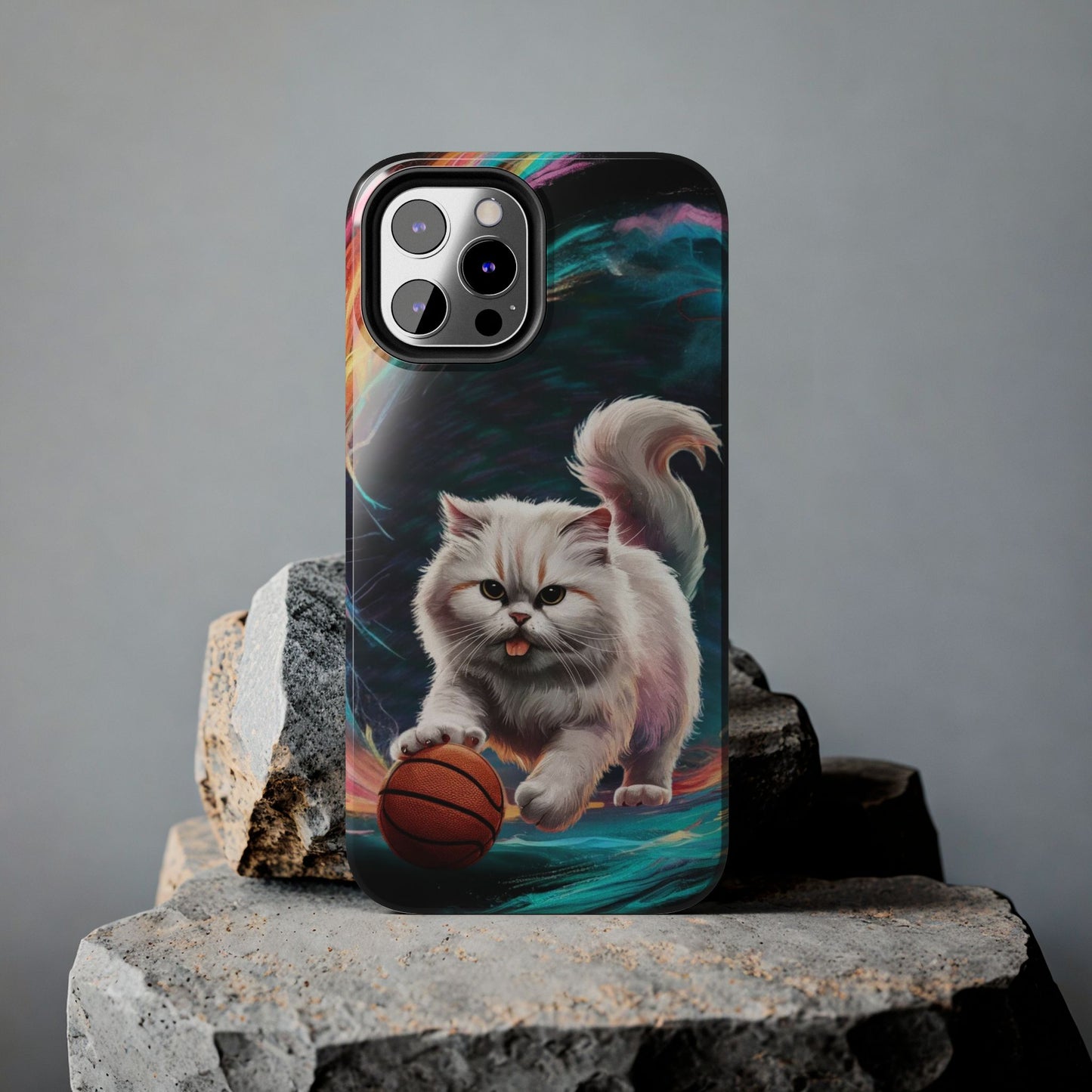 Meowble Dribble Wireless Charging Support Tough Case.