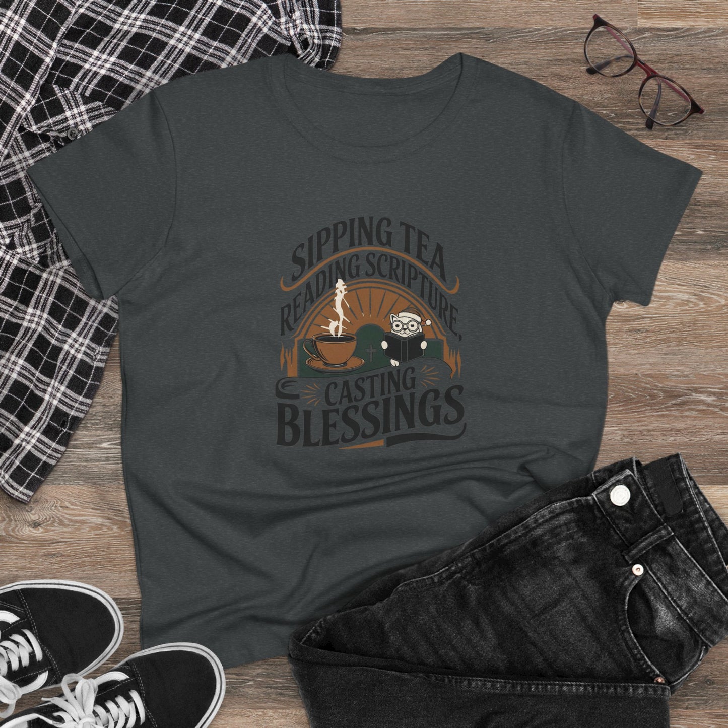 Brewed Brilliance Women Cotton Tshirt