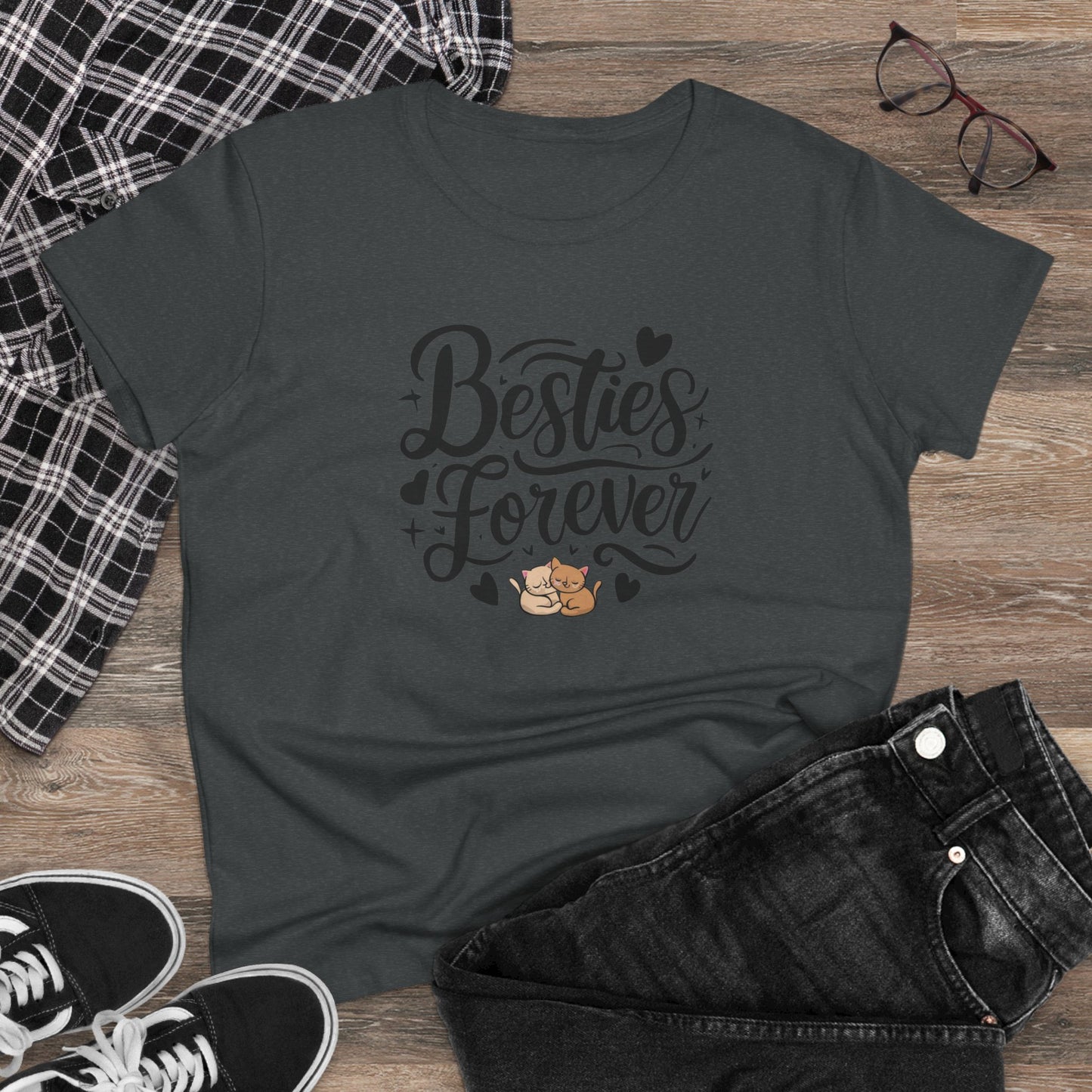 Besties Forever Women Cotton Tshirt