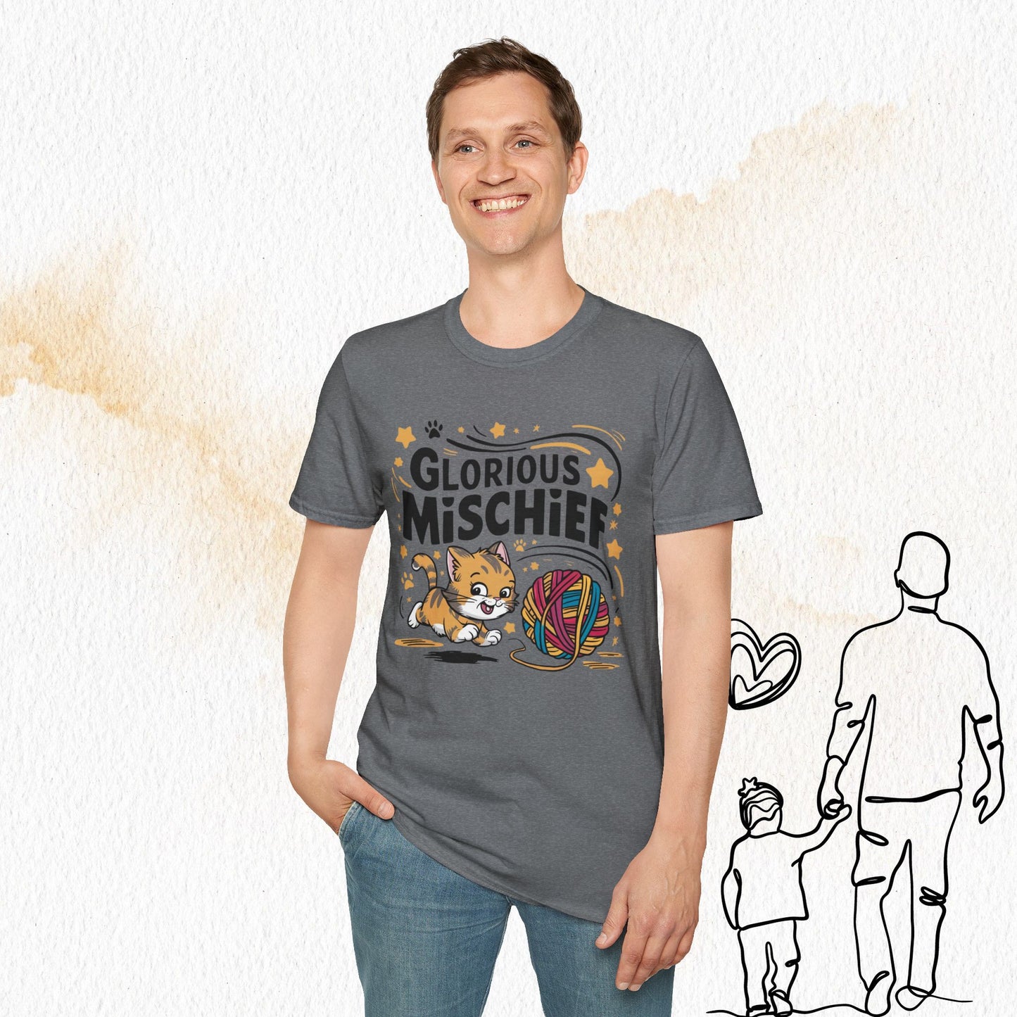 Glorious Mischief Cotton Men T-Shirt