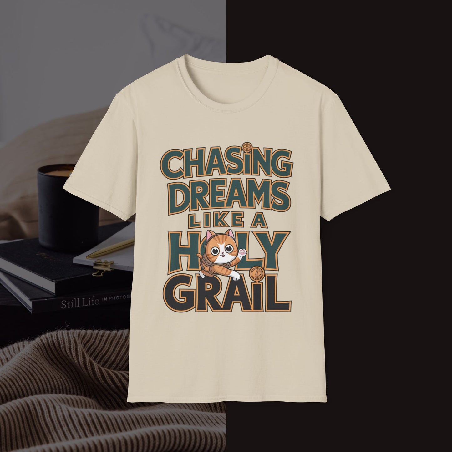 Chasing Peace Like A Holy Grail Unisex Softstyle T-Shirts