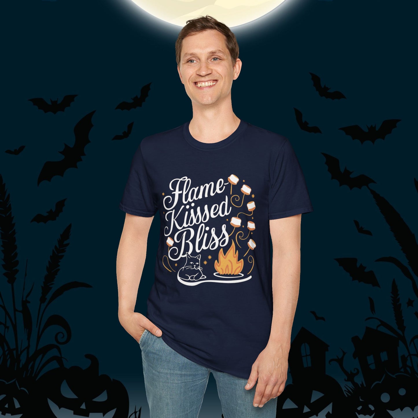 Flame Kiss Bliss Cotton Tee