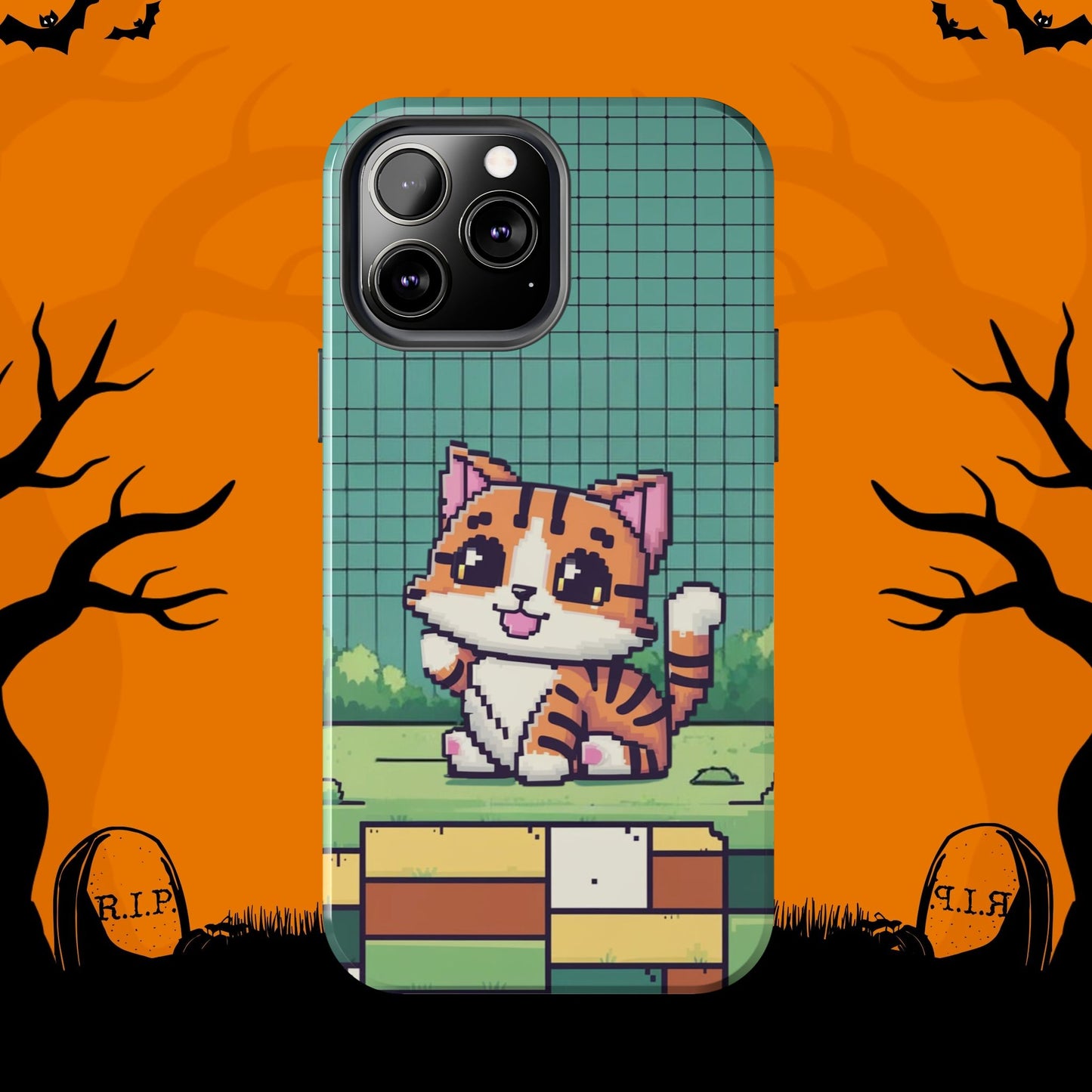 Meowmarabilia Wireless Charging Support Tough Case.