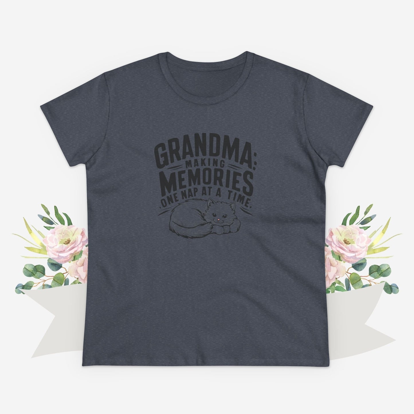 Grandpa Having Memory One Nap A Time Women Cotton Tshirt