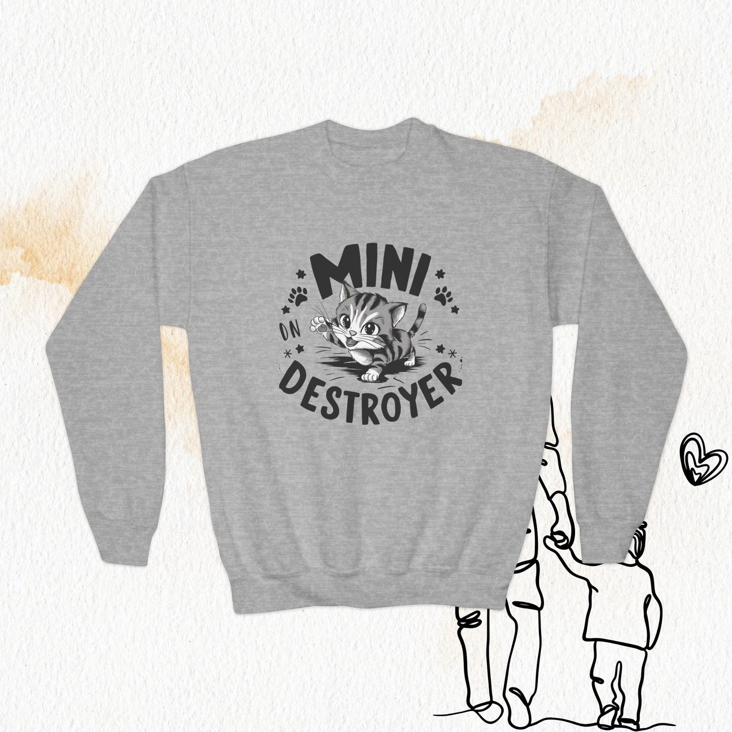 Chaos Cub Commander Youth Crewneck Sweatshirt