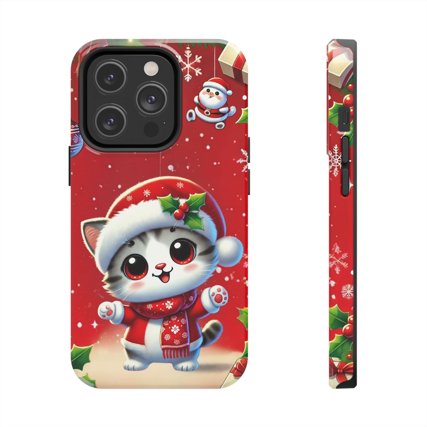 Purrfect Wishes Wireless Charging Support Tough Case