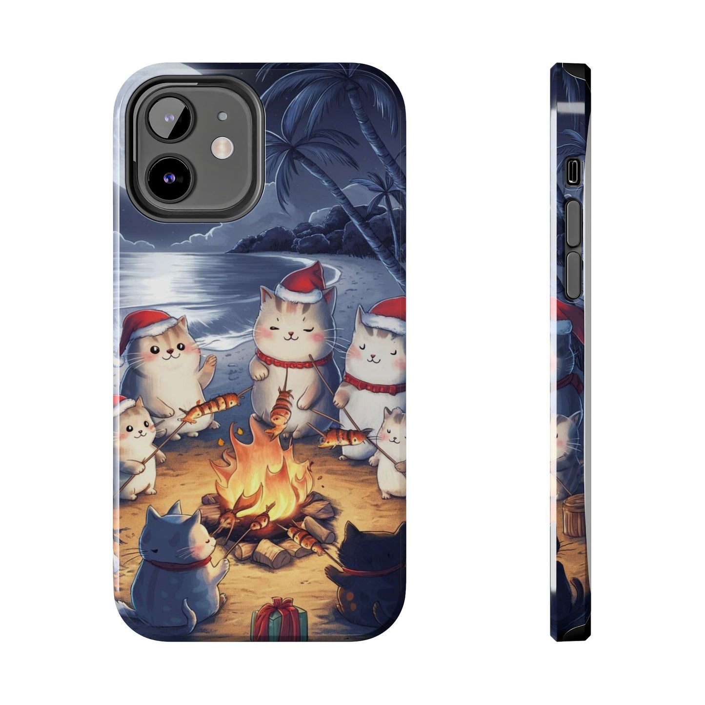 Meowmas Magic Wireless Charging Support Tough Case