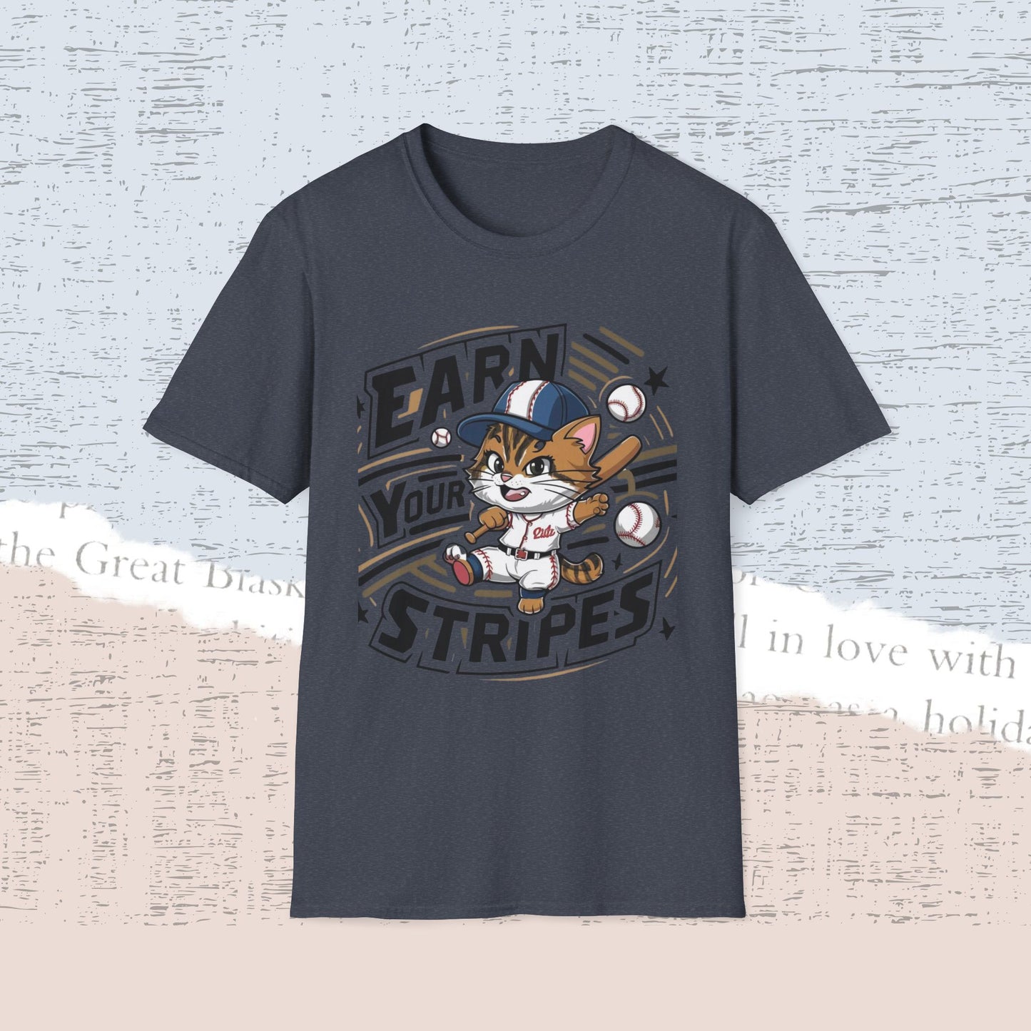 Earn Your Stripe Cotton Men Tee