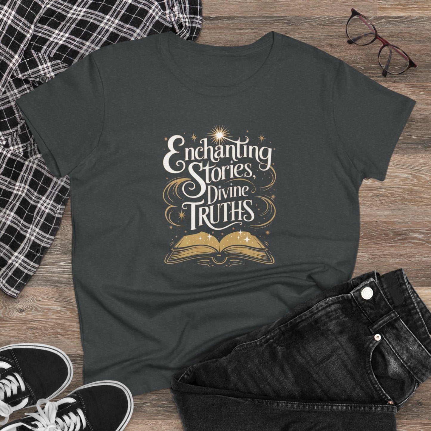 Spiritual Saga Women Cotton Tshirt