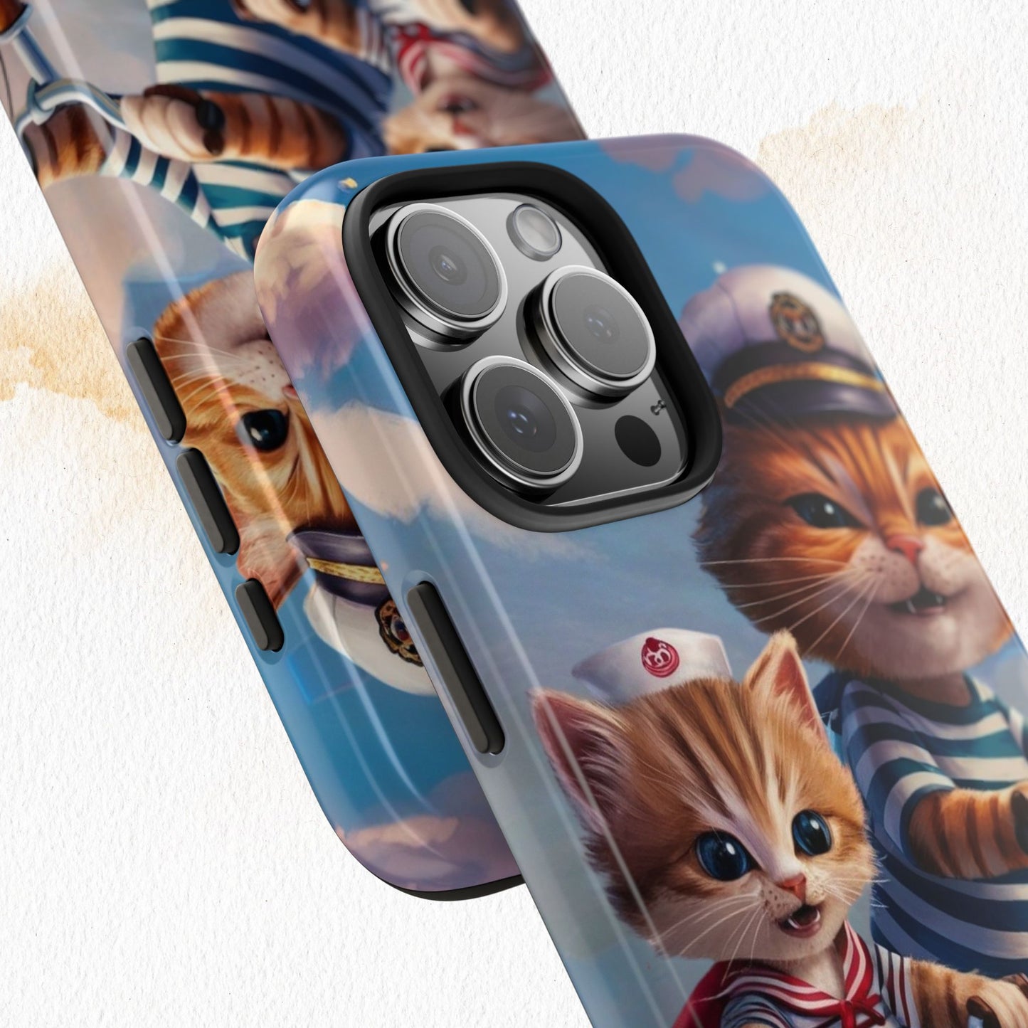 Nine Lives Wireless Charging Support Tough Case