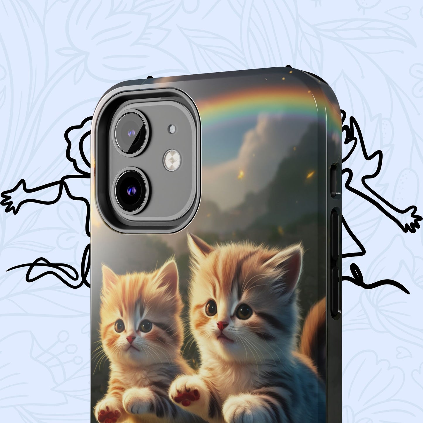Bestie Buddies Wireless Charging Support Tough Case
