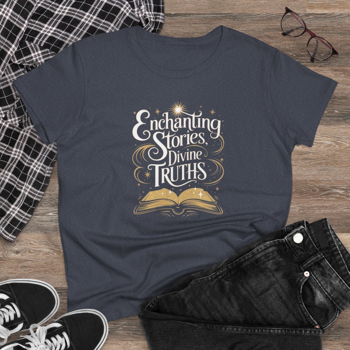 Spiritual Saga Women Cotton Tshirt