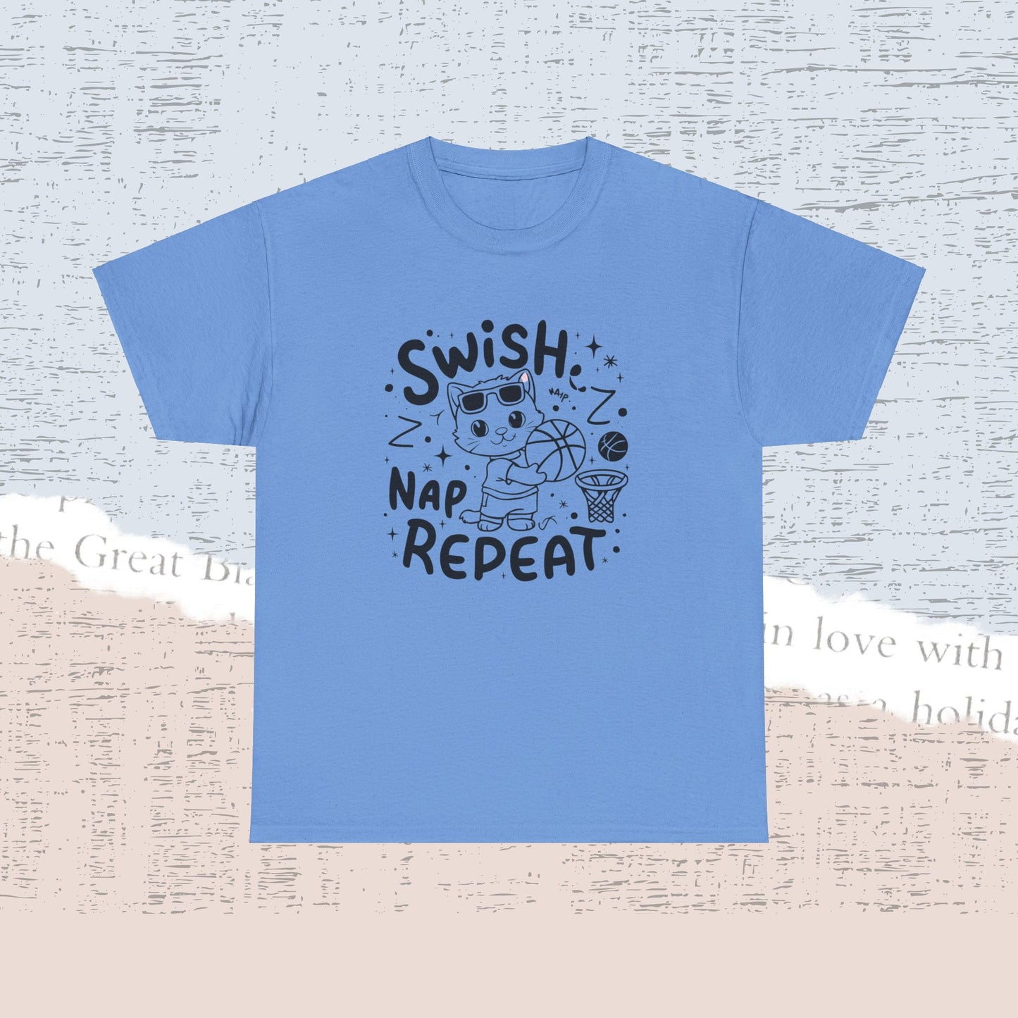 Swish Nap Repeat Cotton Tshirt