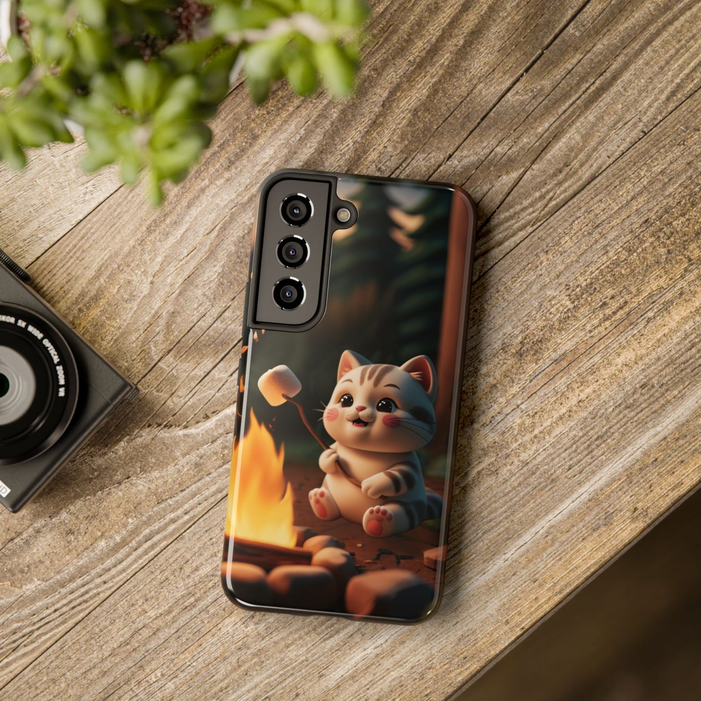 Meowstic Grip Wireless Charging Support Tough Case.