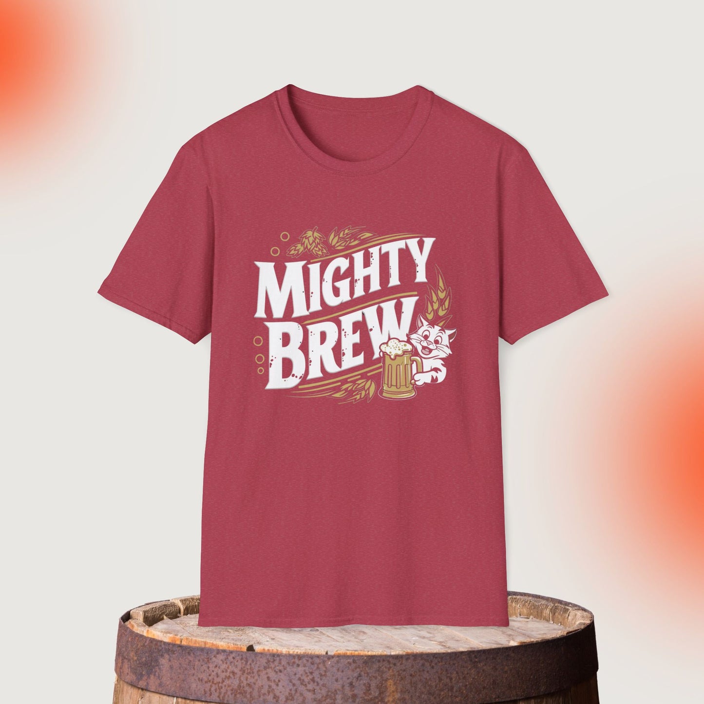 Mighty Brew Cotton Crew Neck Tshirt