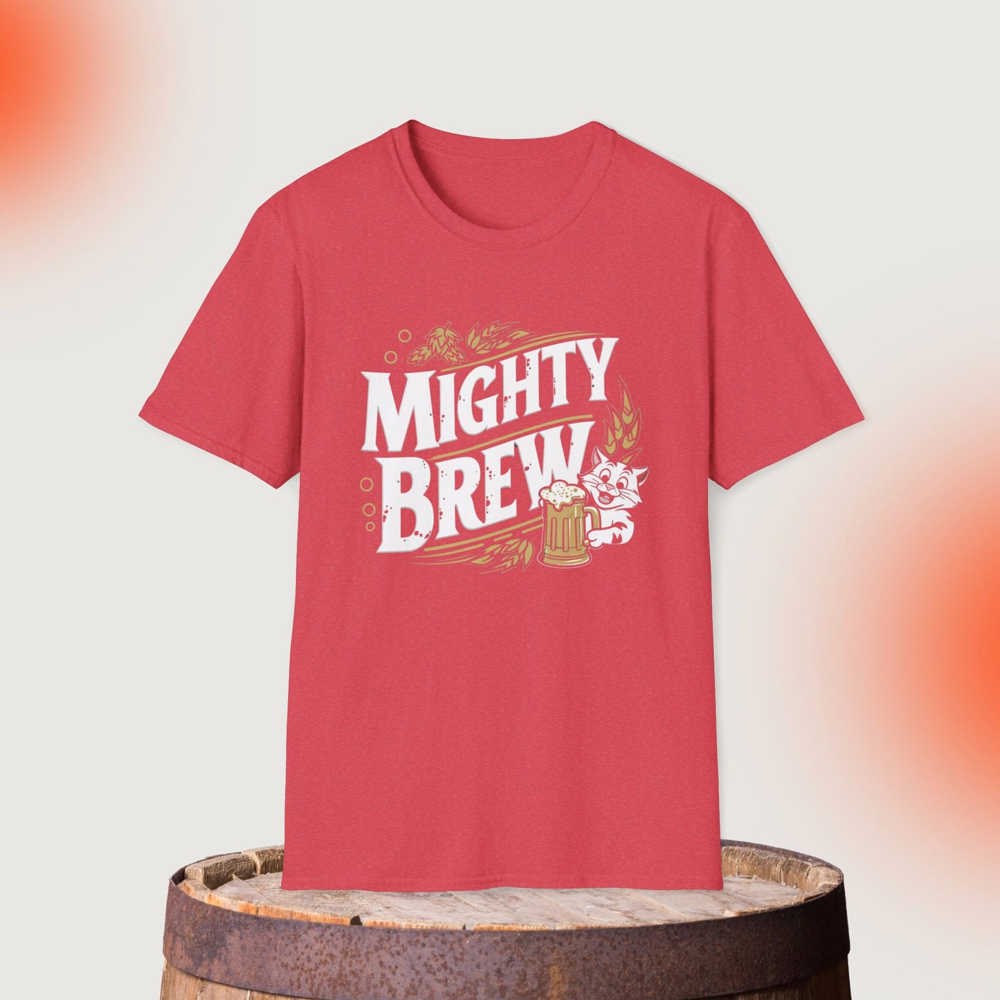 Mighty Brew Cotton Crew Neck Tshirt