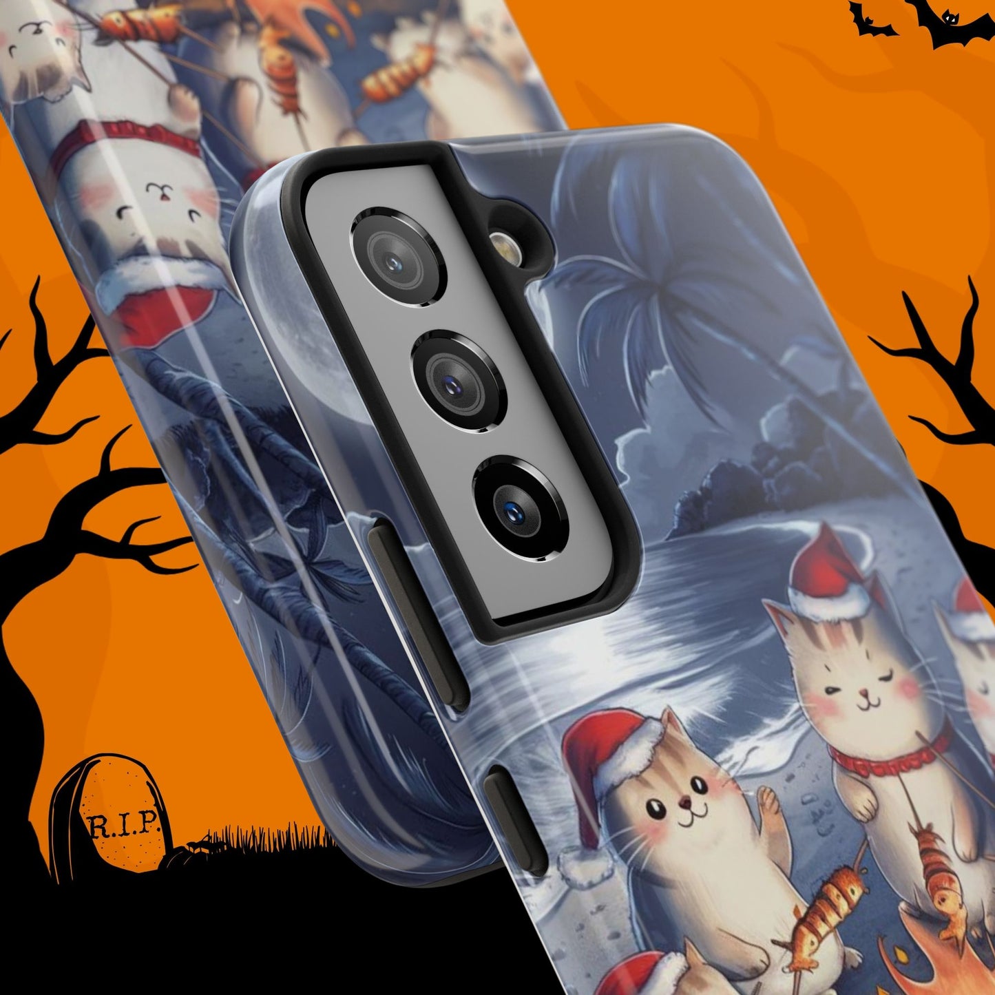 Meowmas Magic Wireless Charging Support Tough Case