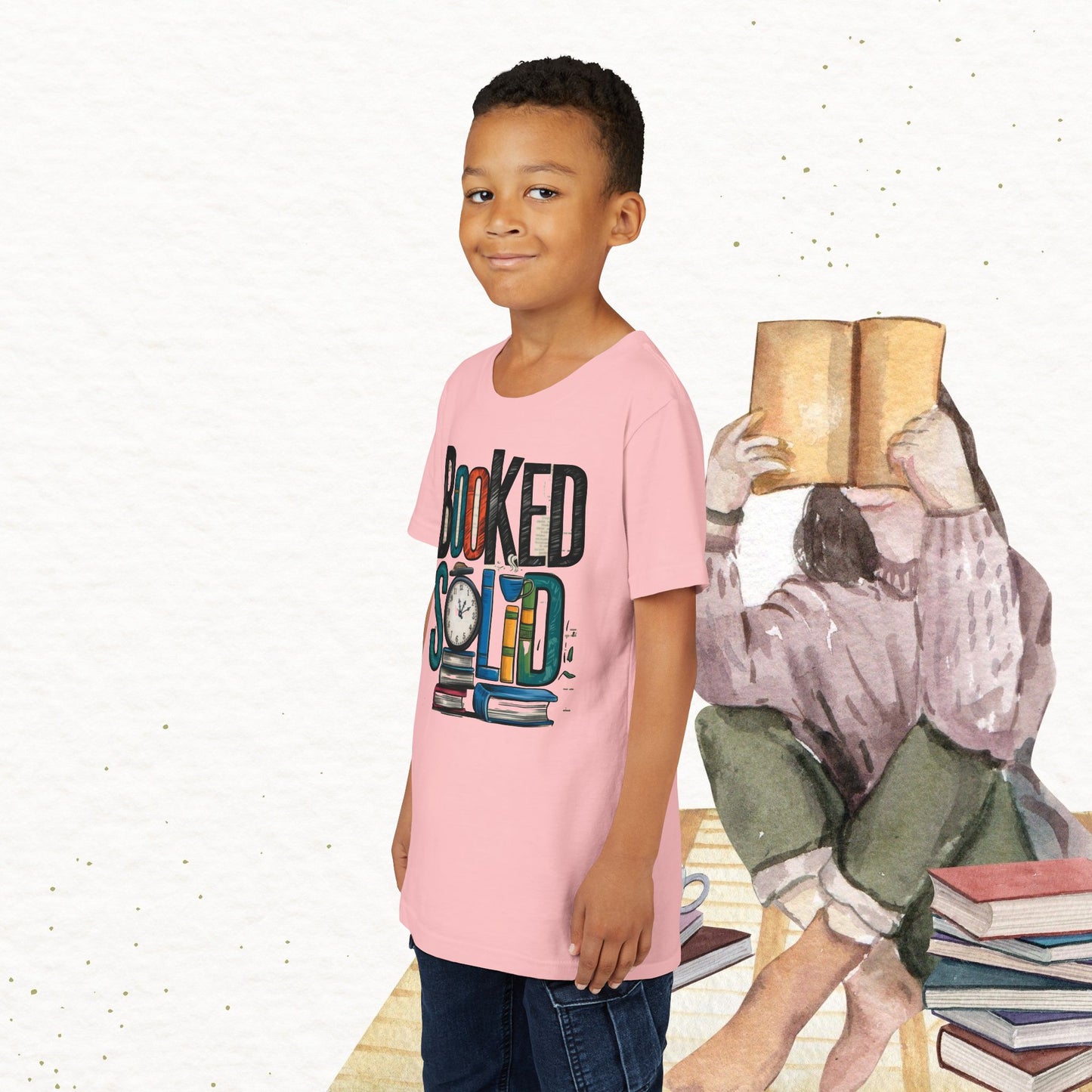 Booked Solid Youth Heavy Cotton T-Shirt