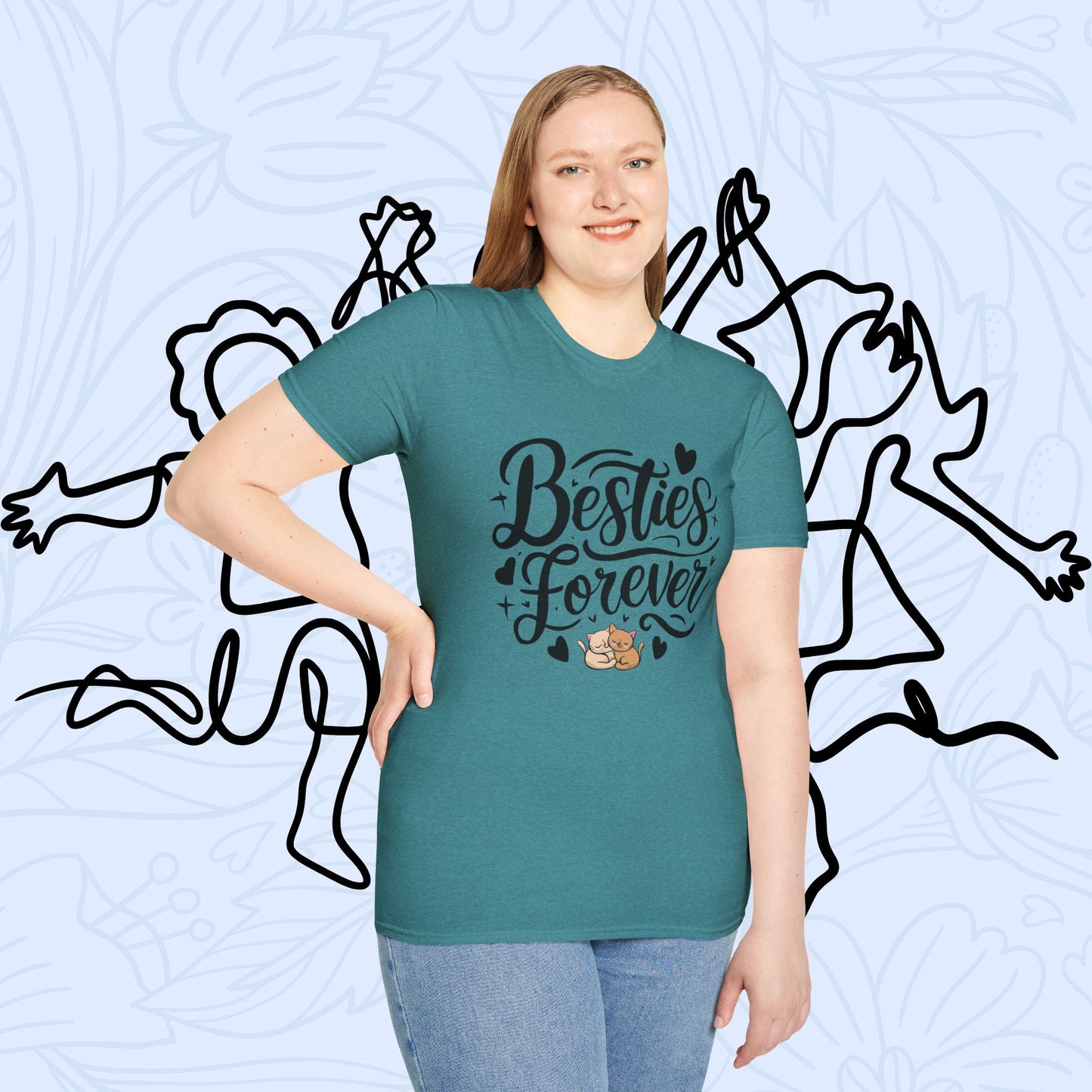 Besties Forever Cotton T-Shirt