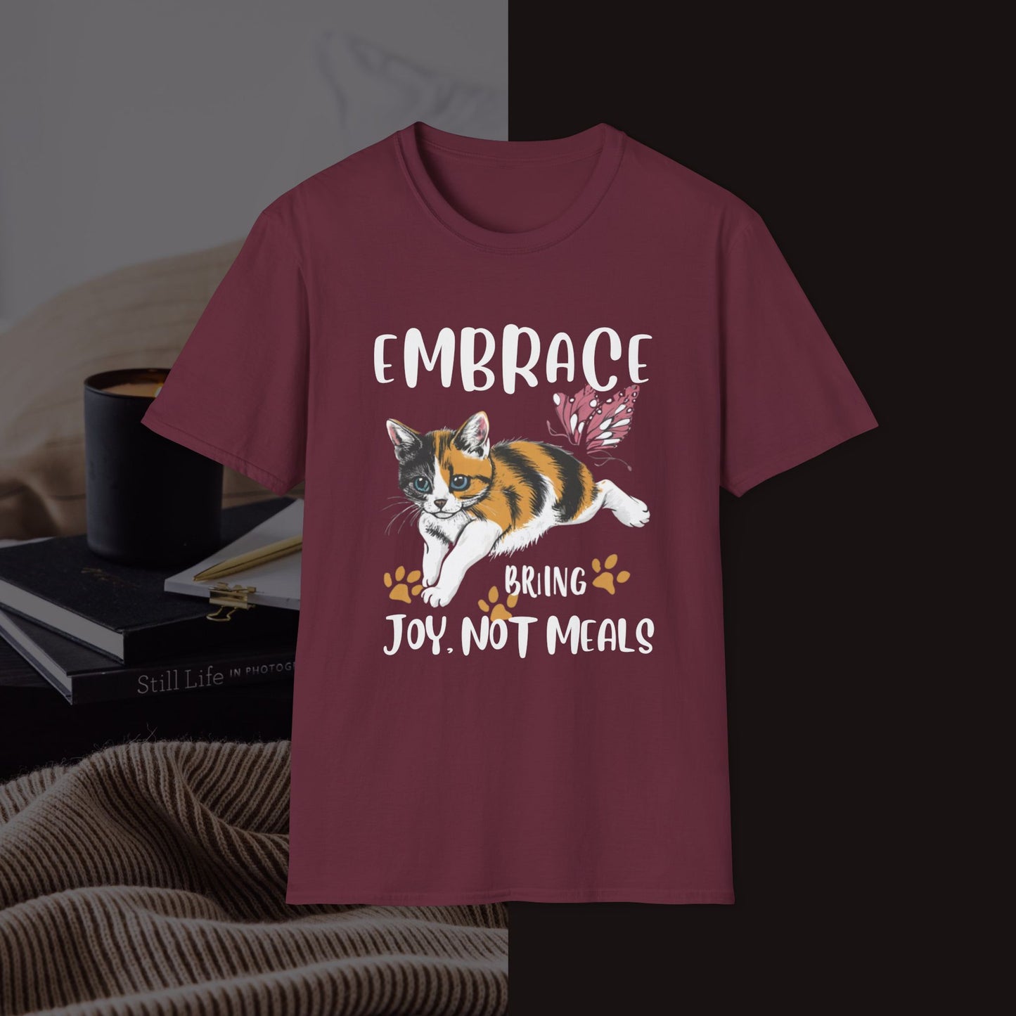 Embark Bring Joy Not Food Cotton Men Tshirt