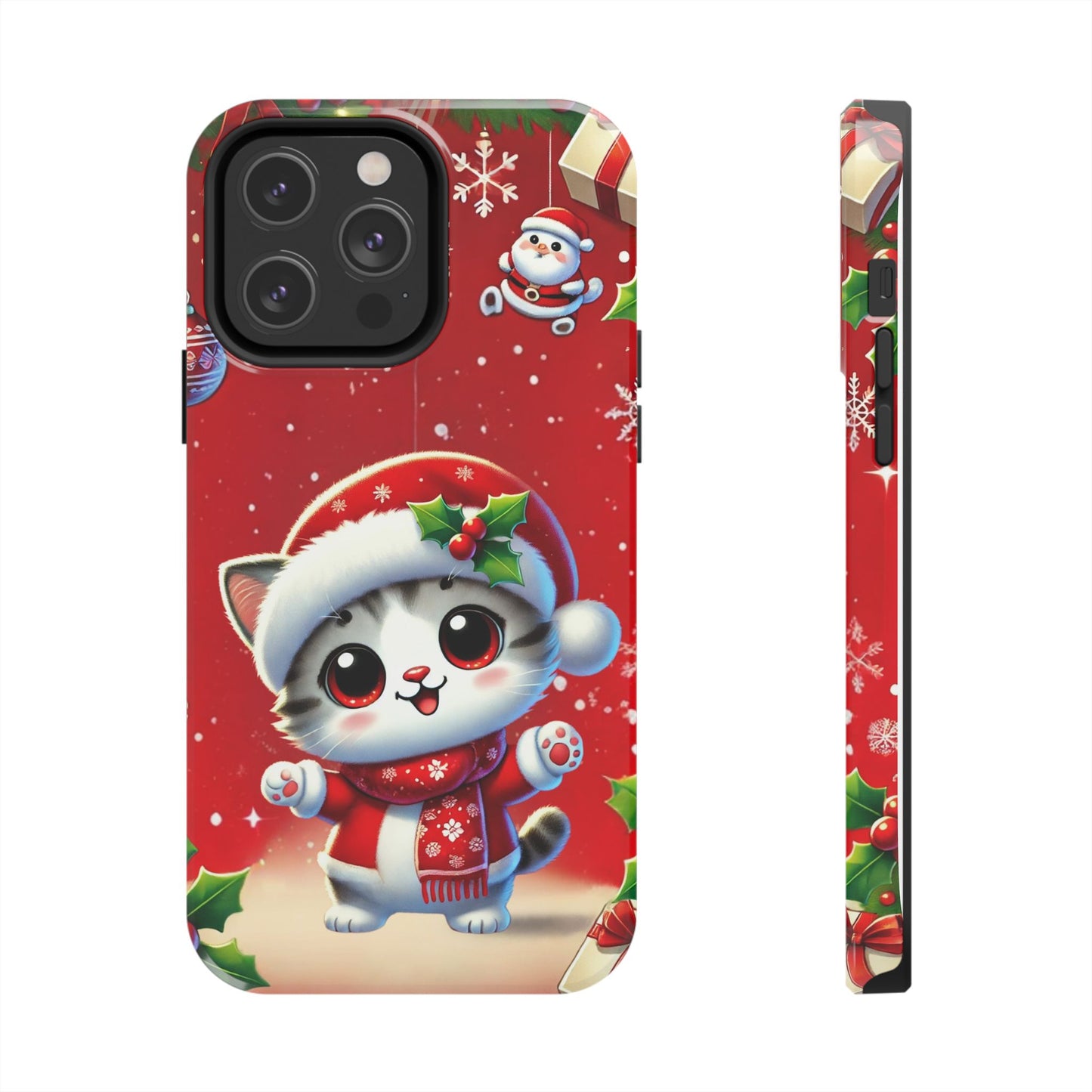 Purrfect Wishes Wireless Charging Support Tough Case
