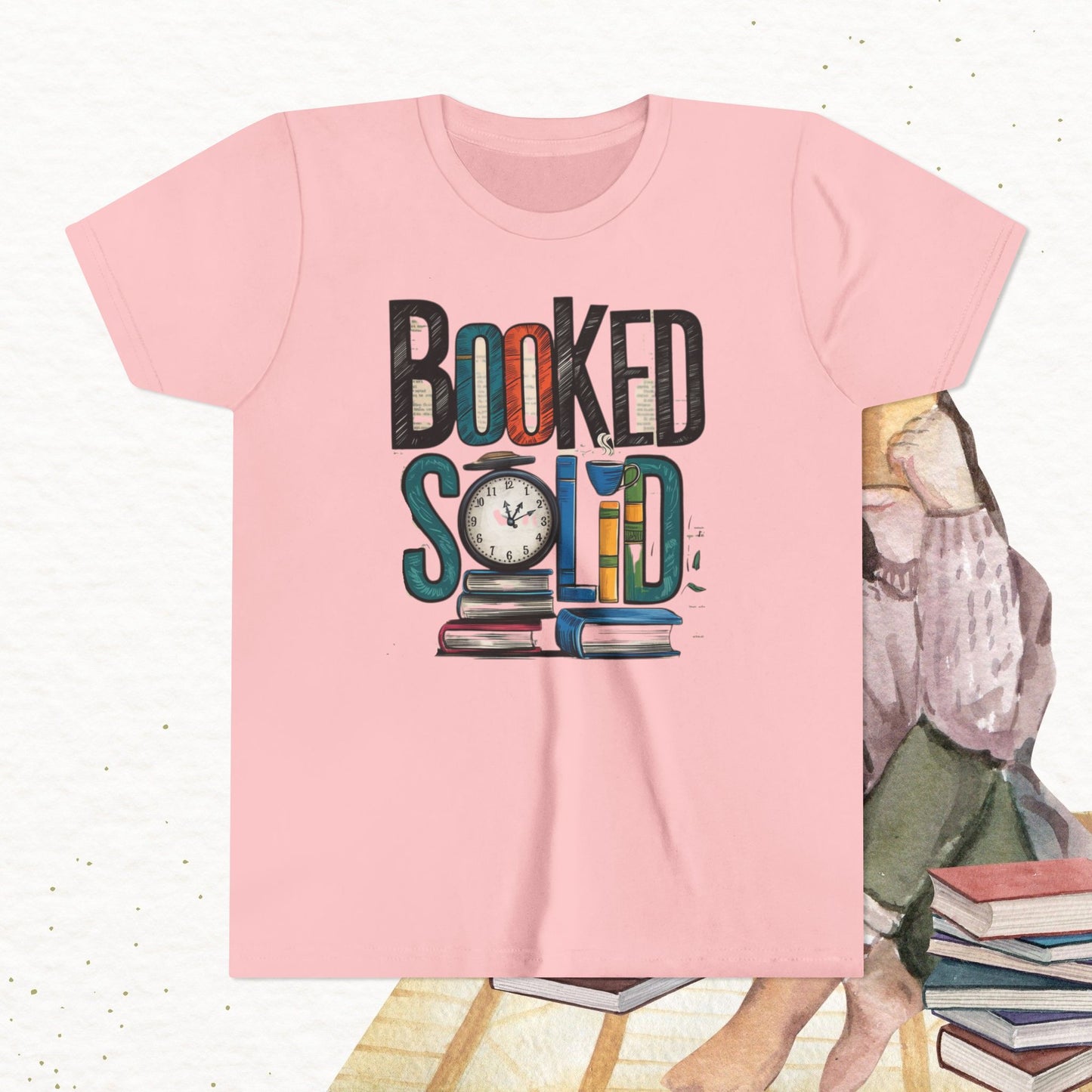 Booked Solid Youth Heavy Cotton T-Shirt