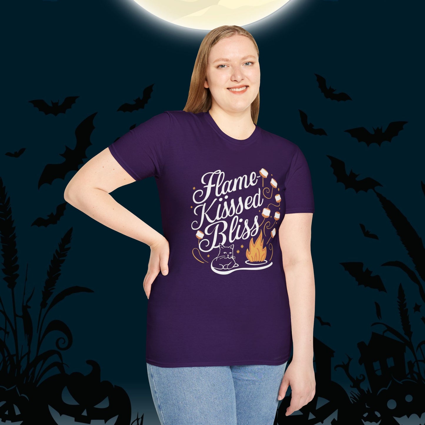Flame Kiss Bliss Cotton Tee
