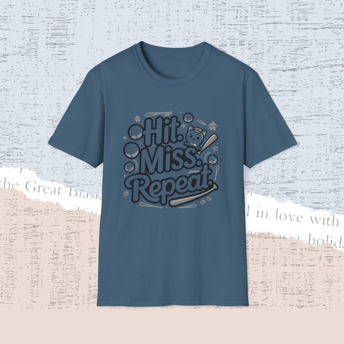 Hit Miss Repeat Cotton Men Tee