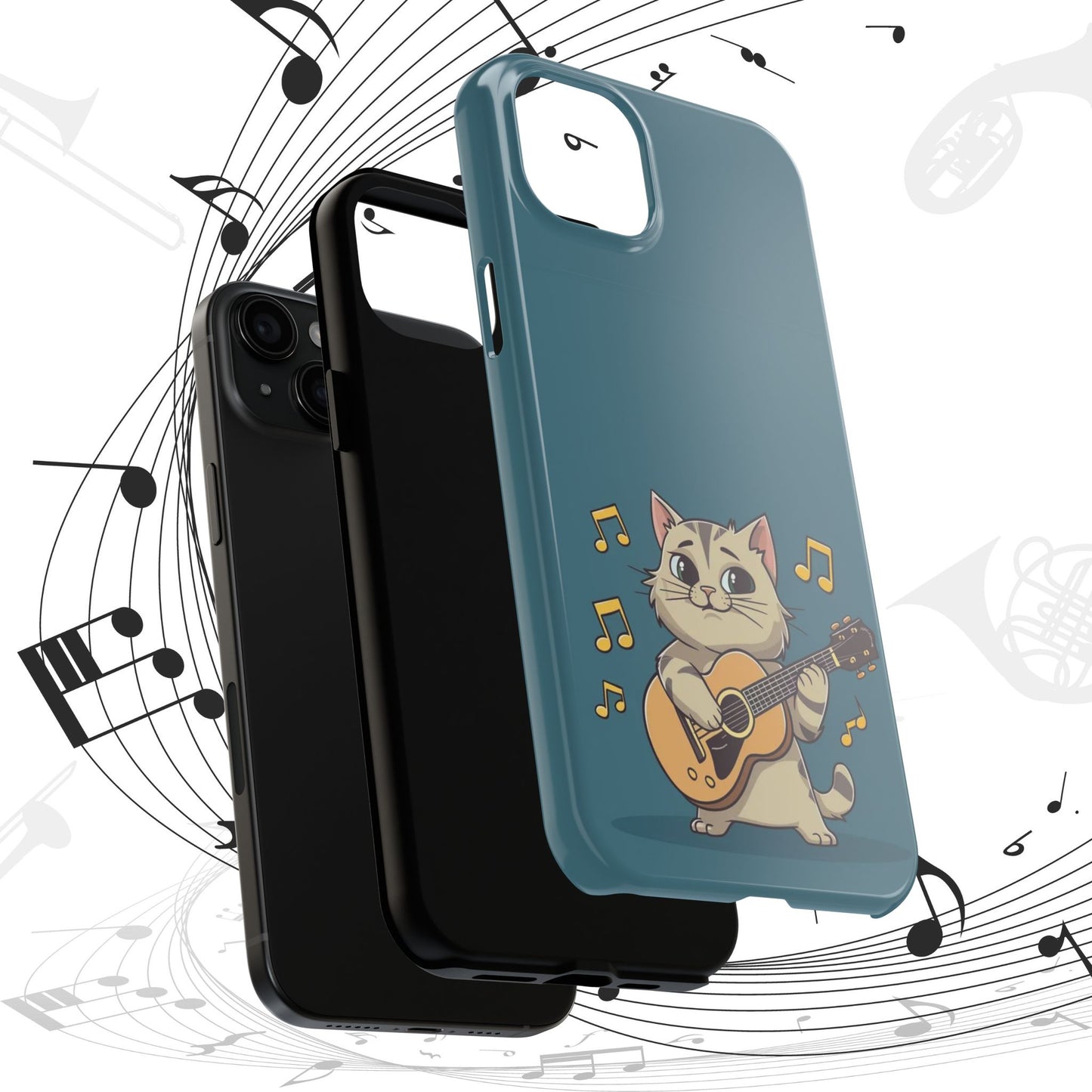 Tuneful Treasures Wireless Charging Support Tough Case.