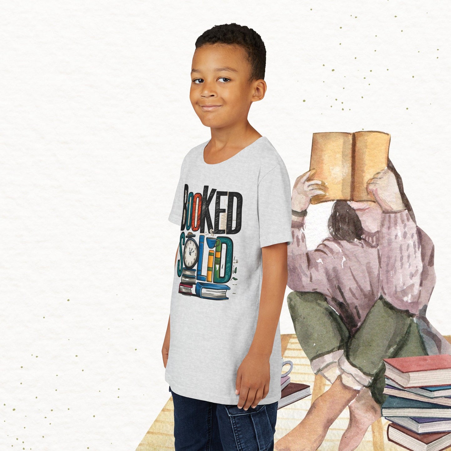 Booked Solid Youth Heavy Cotton T-Shirt