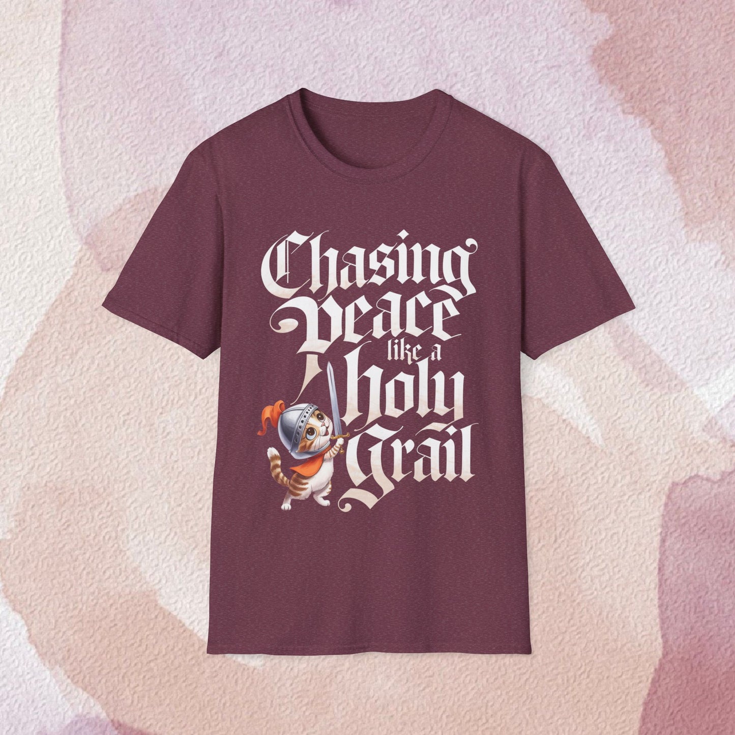 Chasing Peace Like A Holy Grail Unisex Softstyle T-Shirt