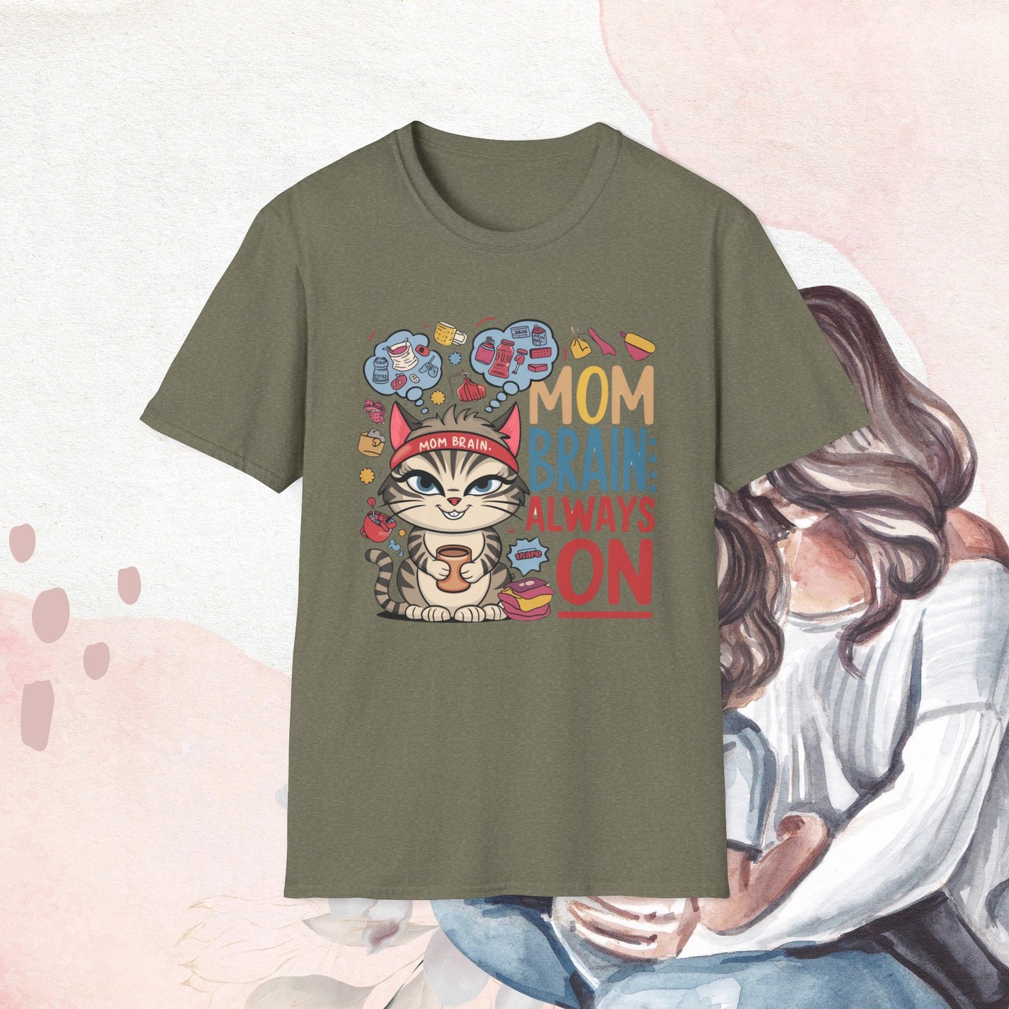 Mom Brain Cotton T-Shirt